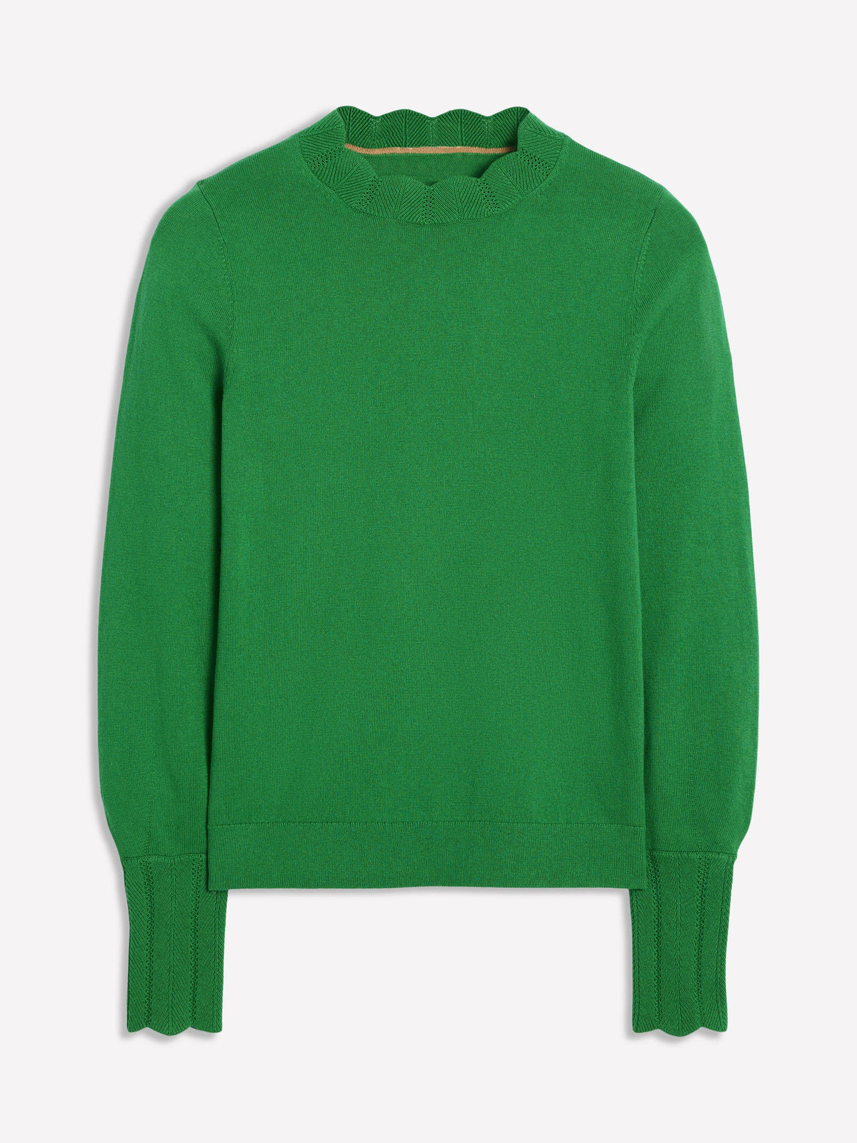 Imi Pullover mit Muschelsaum-Grünes Tamburin - Image 5