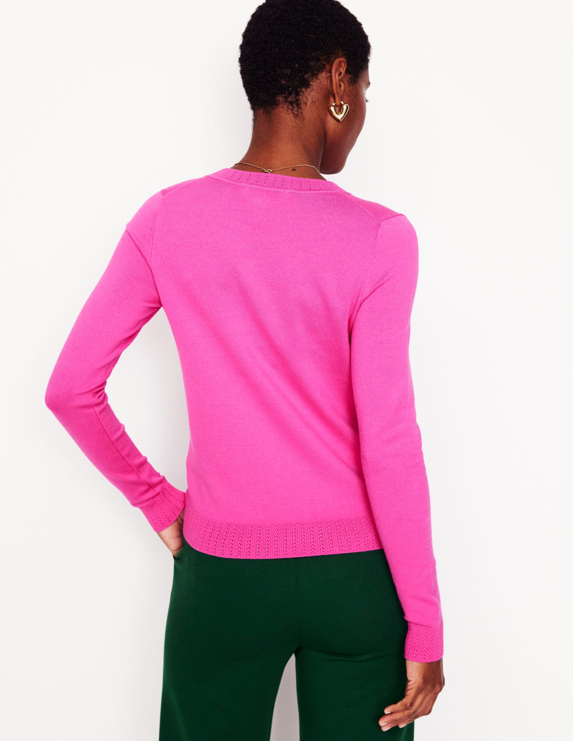 Emilia Baumwollpullover mit Rundhalsausschnitt-Rosa-3