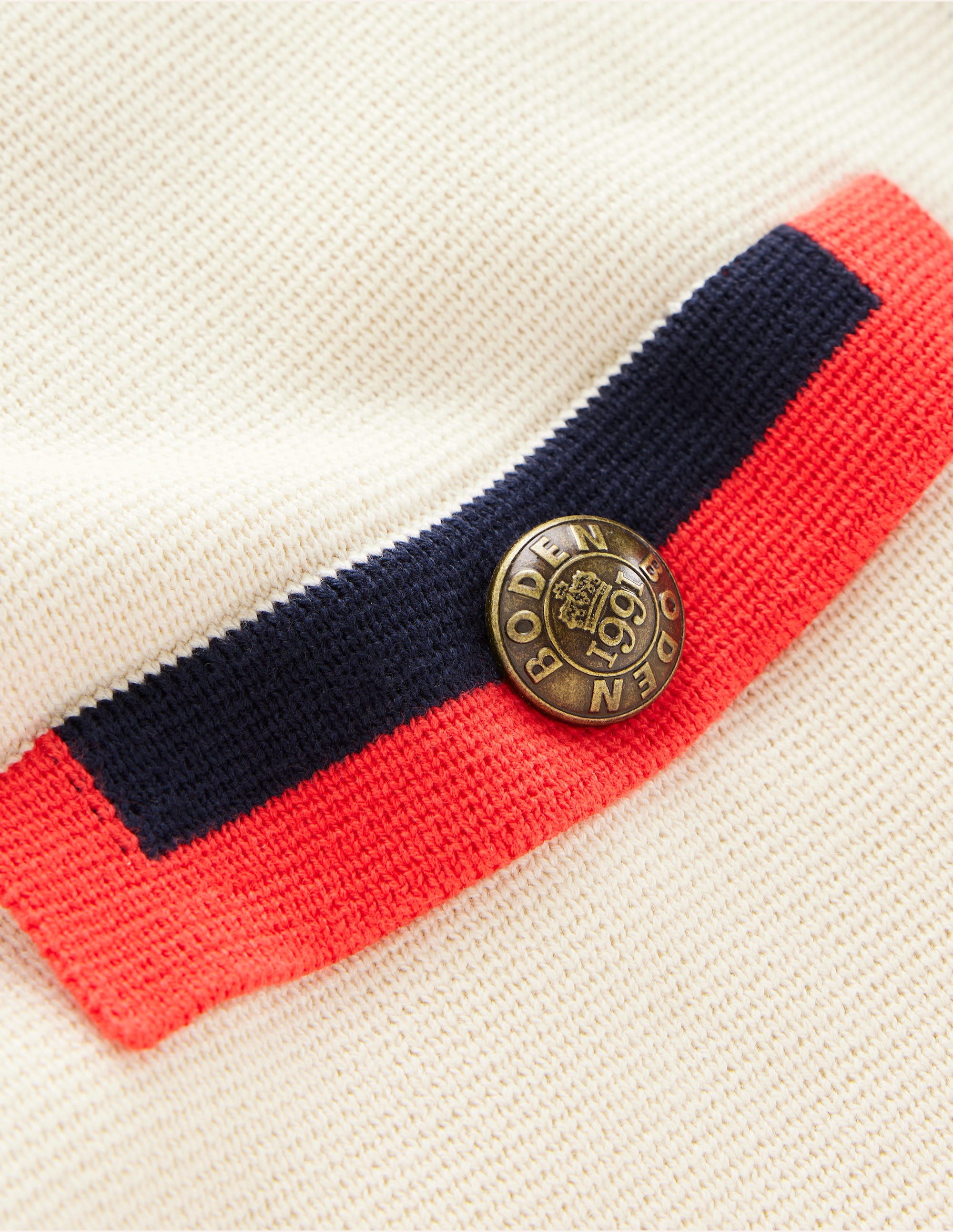 Holly Strickjacke mit Kragen-Warmes Naturweiß - Image 8