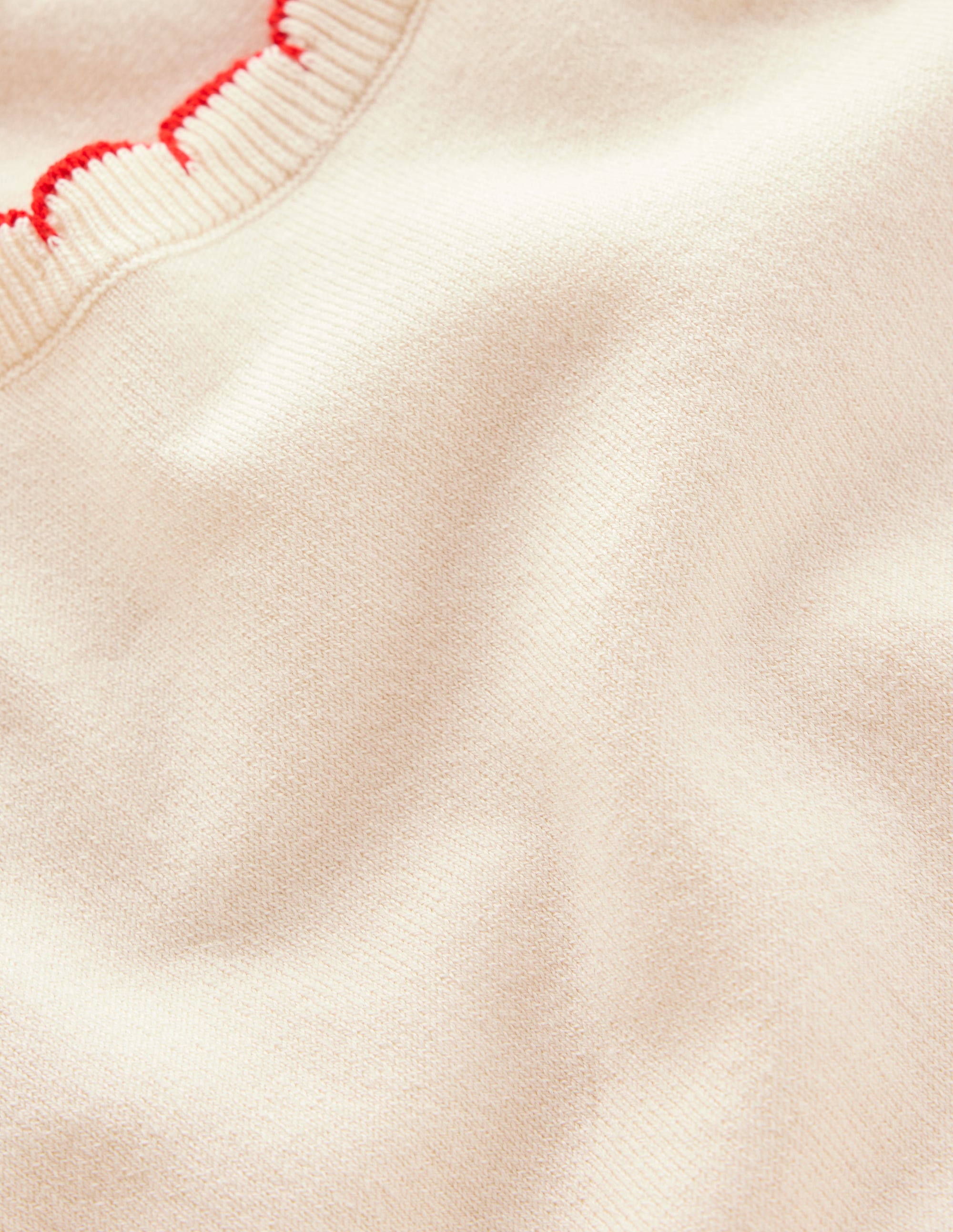 Pru Pullover mit Muschelsaum-Warmes Naturweiß - Image 7