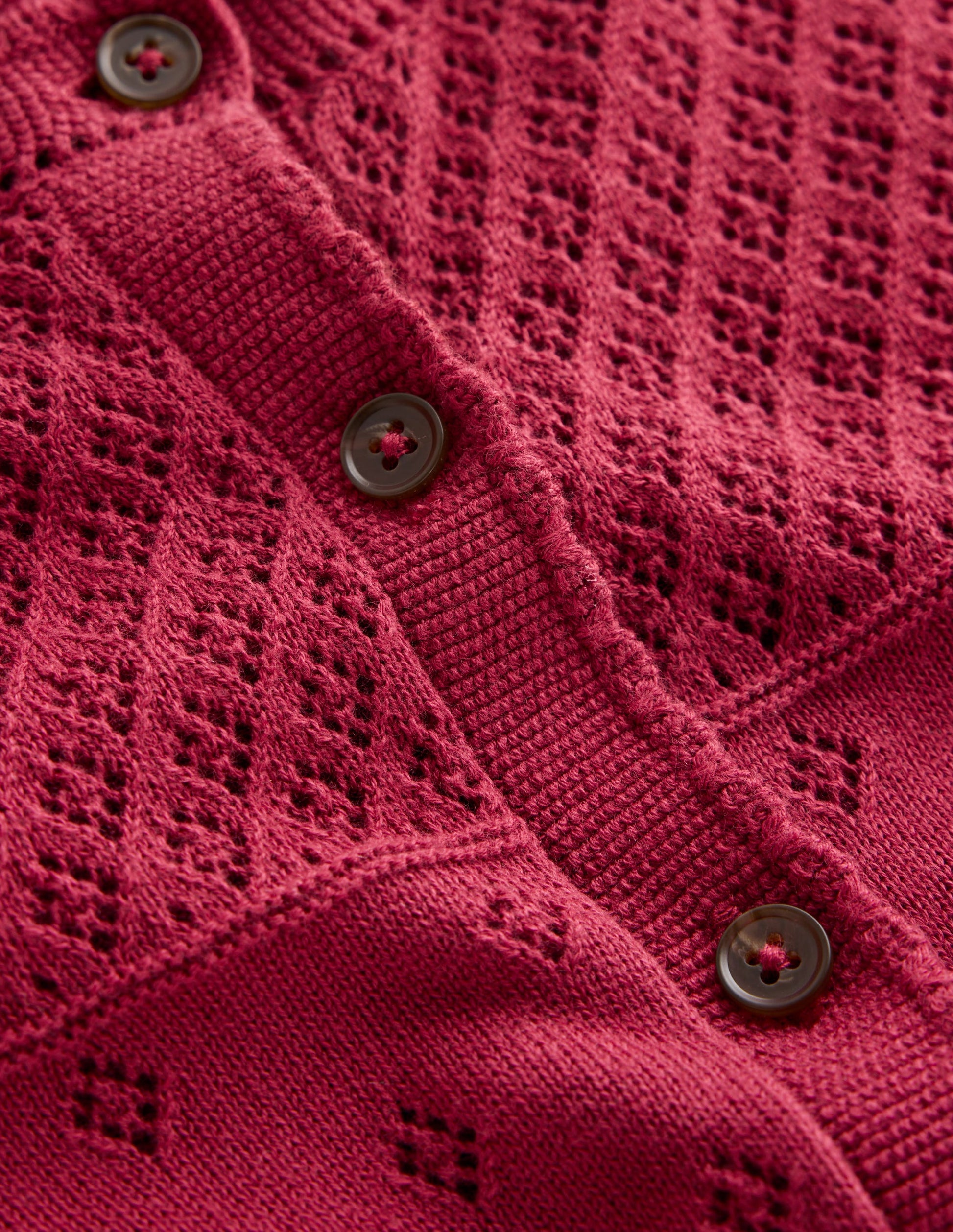 Rosalie Pointelle-Strickjacke-Terrakotta-Rot-6