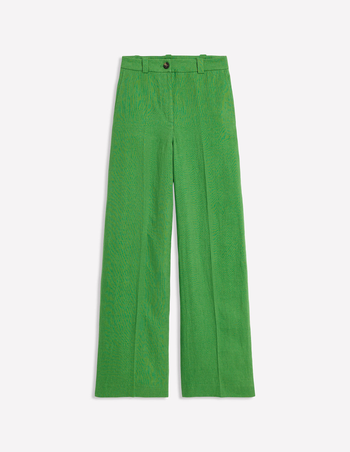 Westbourne Linen Trousers-Paradise Green - Image 6
