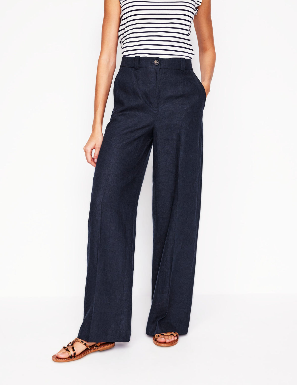 Westbourne Leinenhose-Marineblaue - Image 3