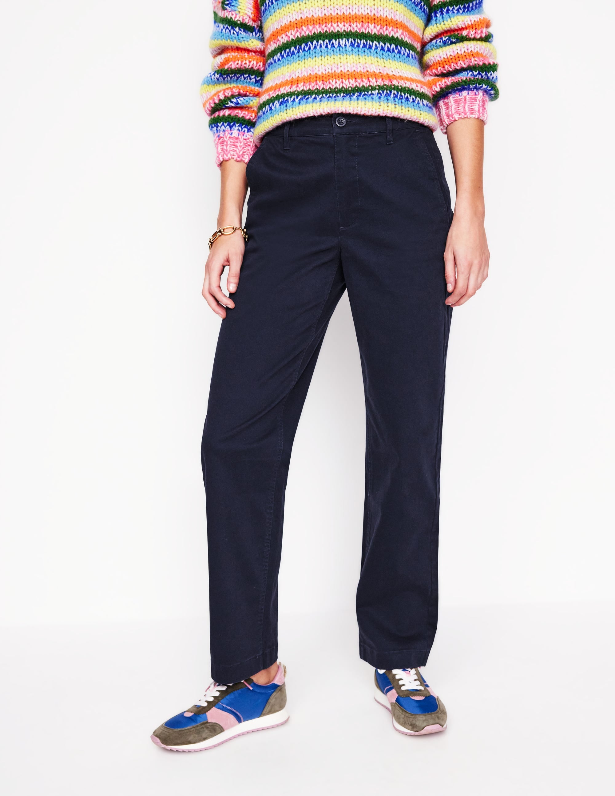 Barnsbury Chinohose-Aqua Marine Marl - Image 4