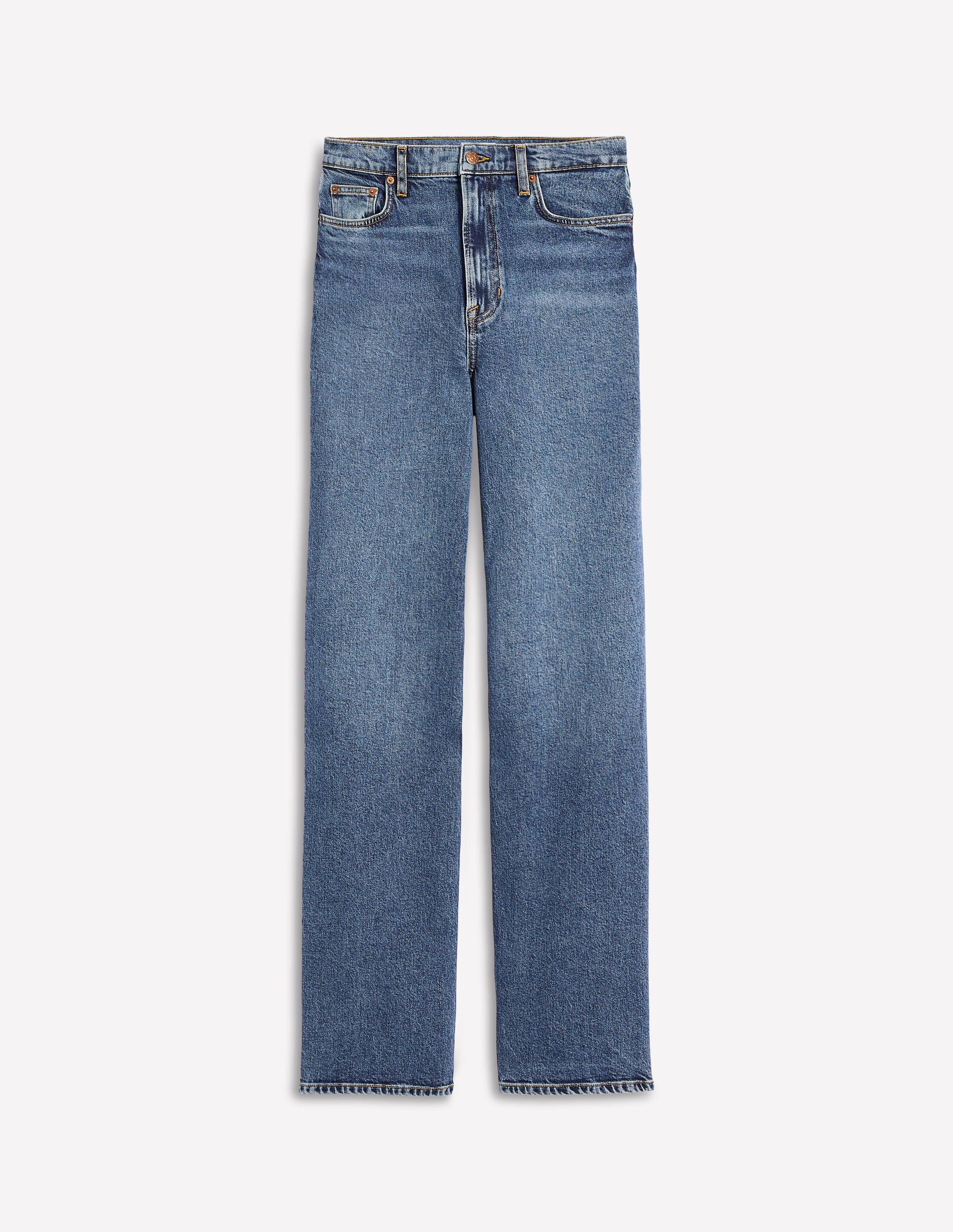 Jeans mit hohem Bund und geradem, weitem Bein-Beatnik Red - Image 12