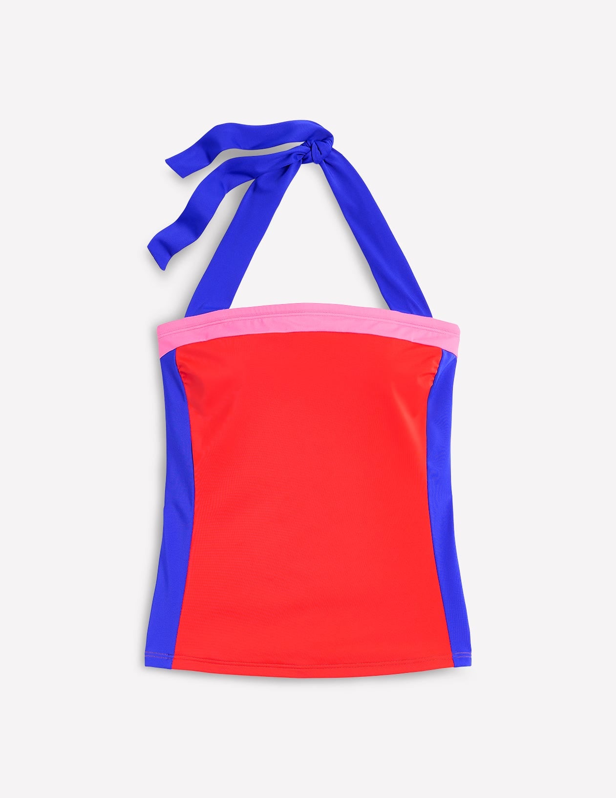Haut de tankini Santorini-Colourblock rouge feu - Image 5