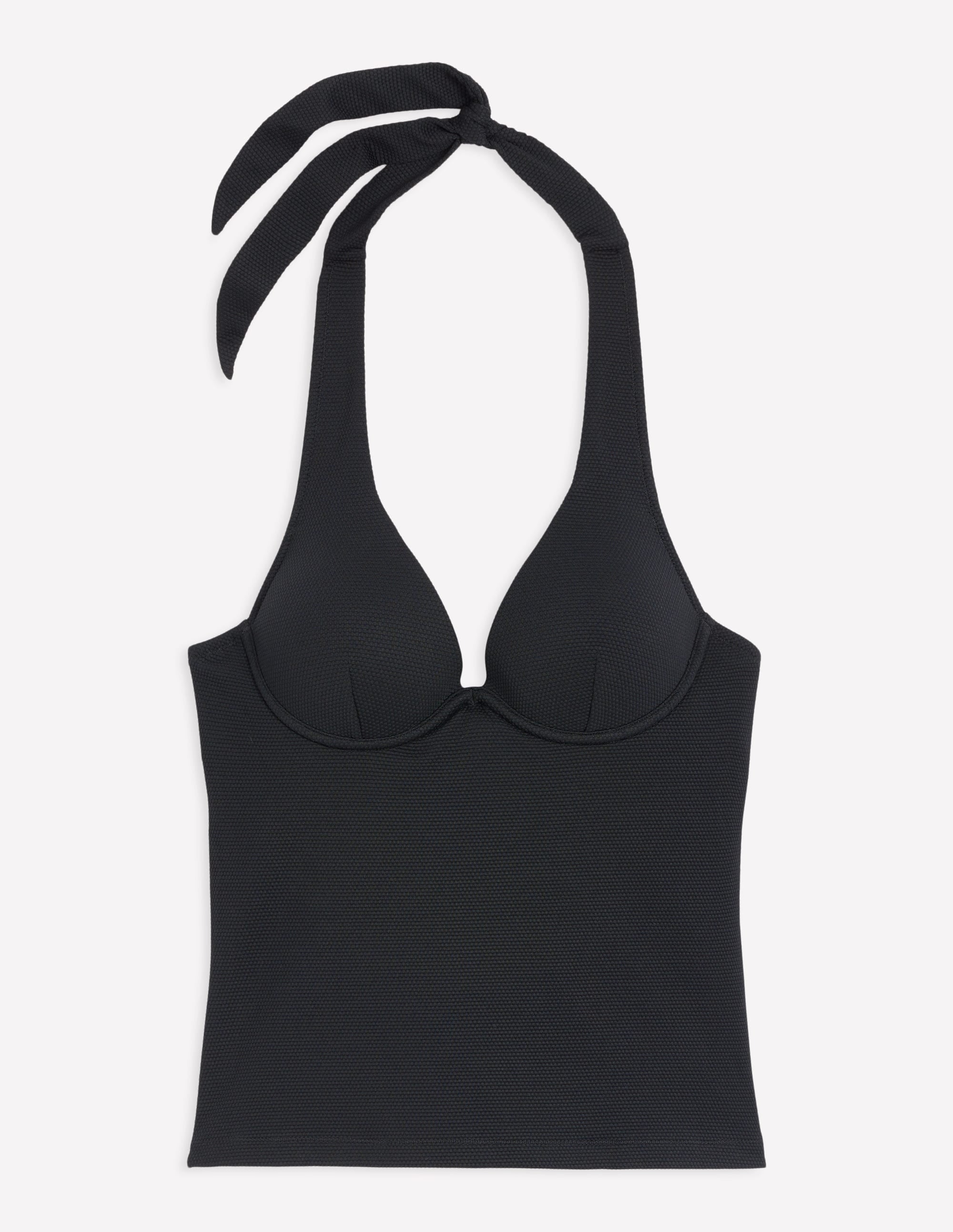 Figurformendes Tankini-Oberteil-Schwarz - Image 6