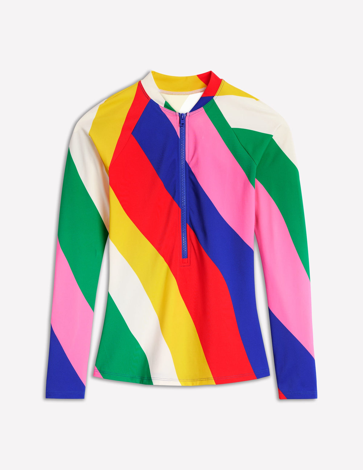 Langärmliges Badeshirt-Bunt, Regenbogendesign-5
