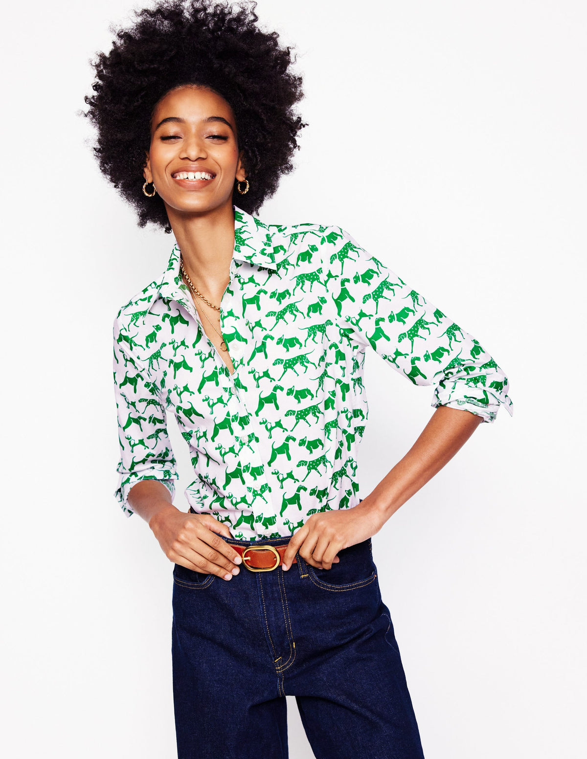 Sienna Cotton Shirt-Ivory, Janet And Friends - Image 1
