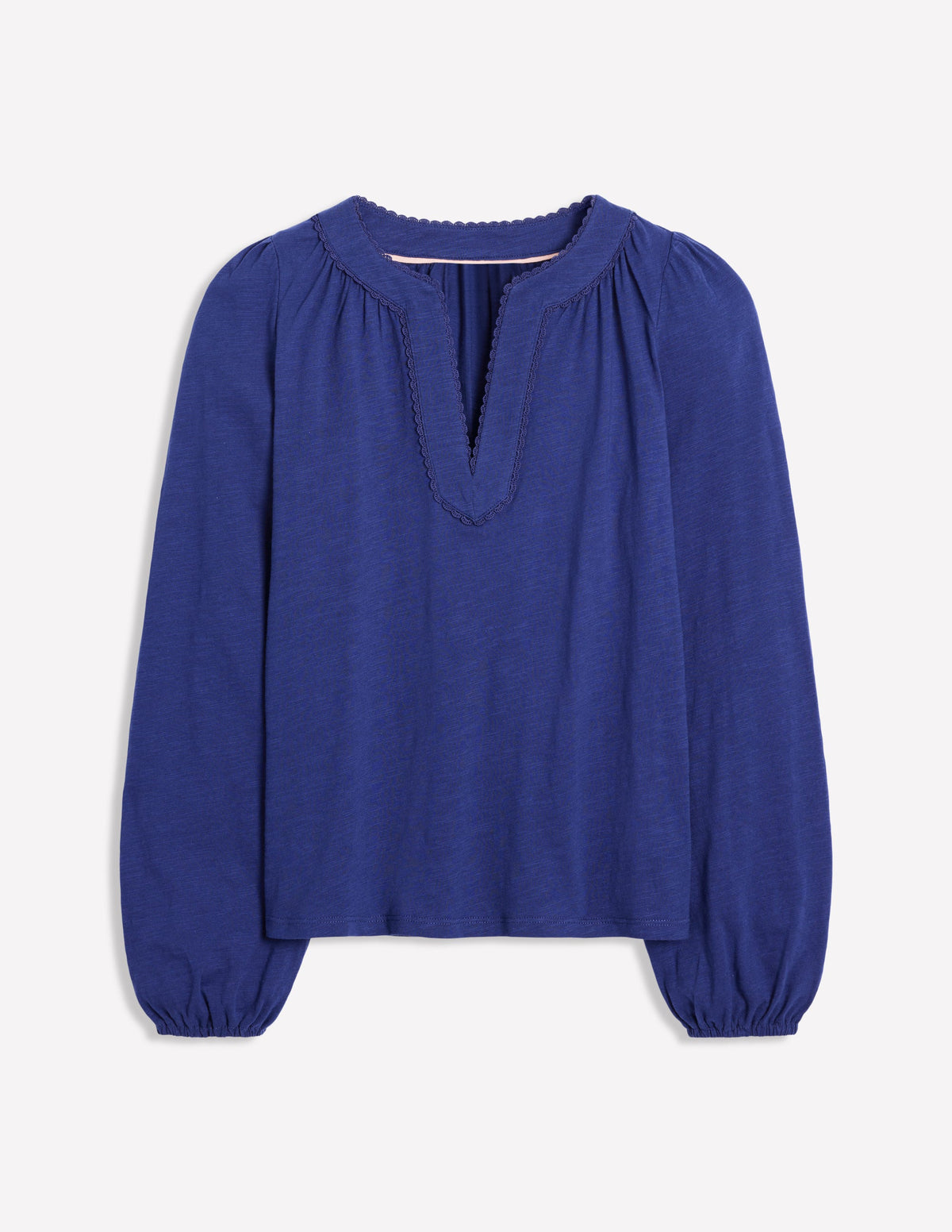 Ava Langärmliges Oberteil mit Besatz-Aristocratic Blue/ Ivory Stripe-5