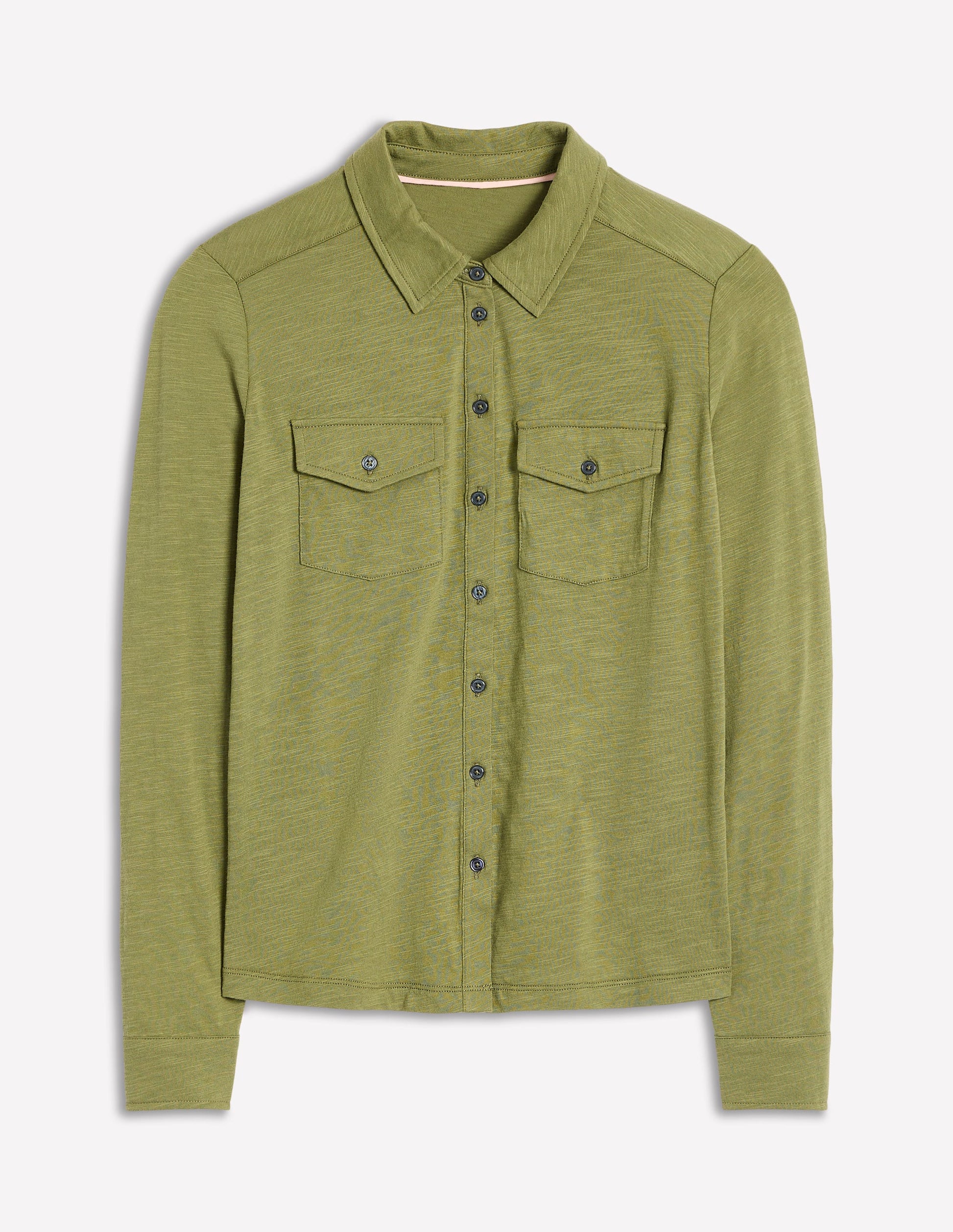 Amy Jersey-Hemd-Sanftes Olivgrün-5