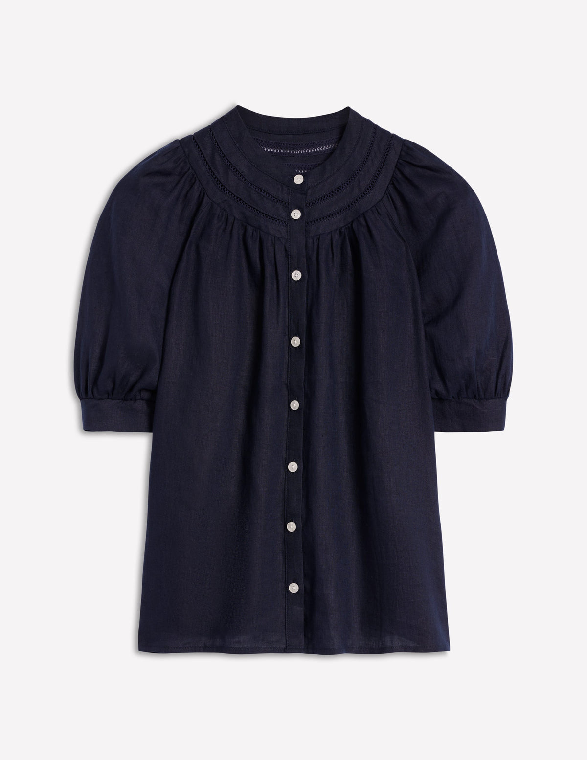 Top Bea en lin-Bleu Marine-5