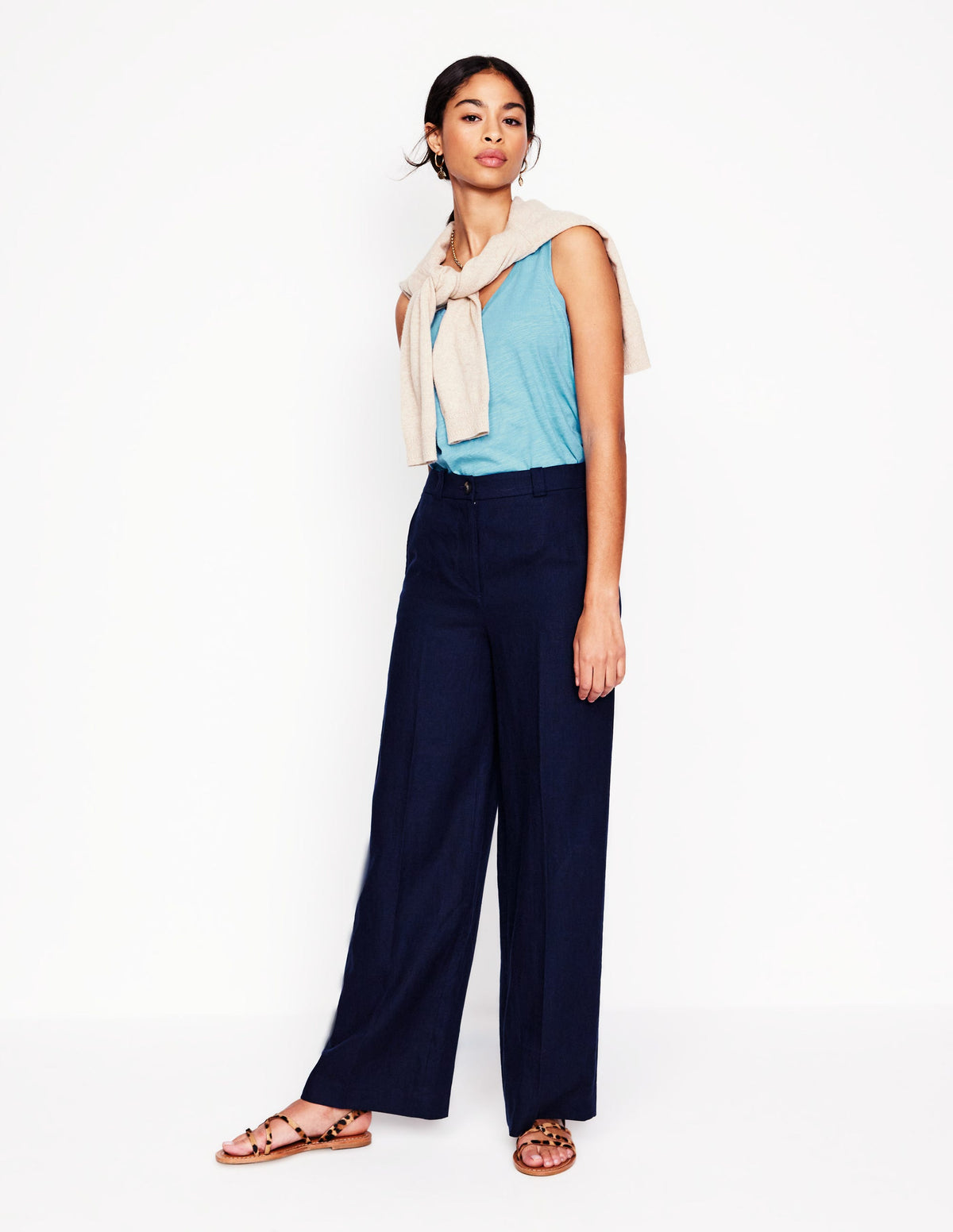 Sophie Flammgarn-Top-Enteneiblau - Image 4
