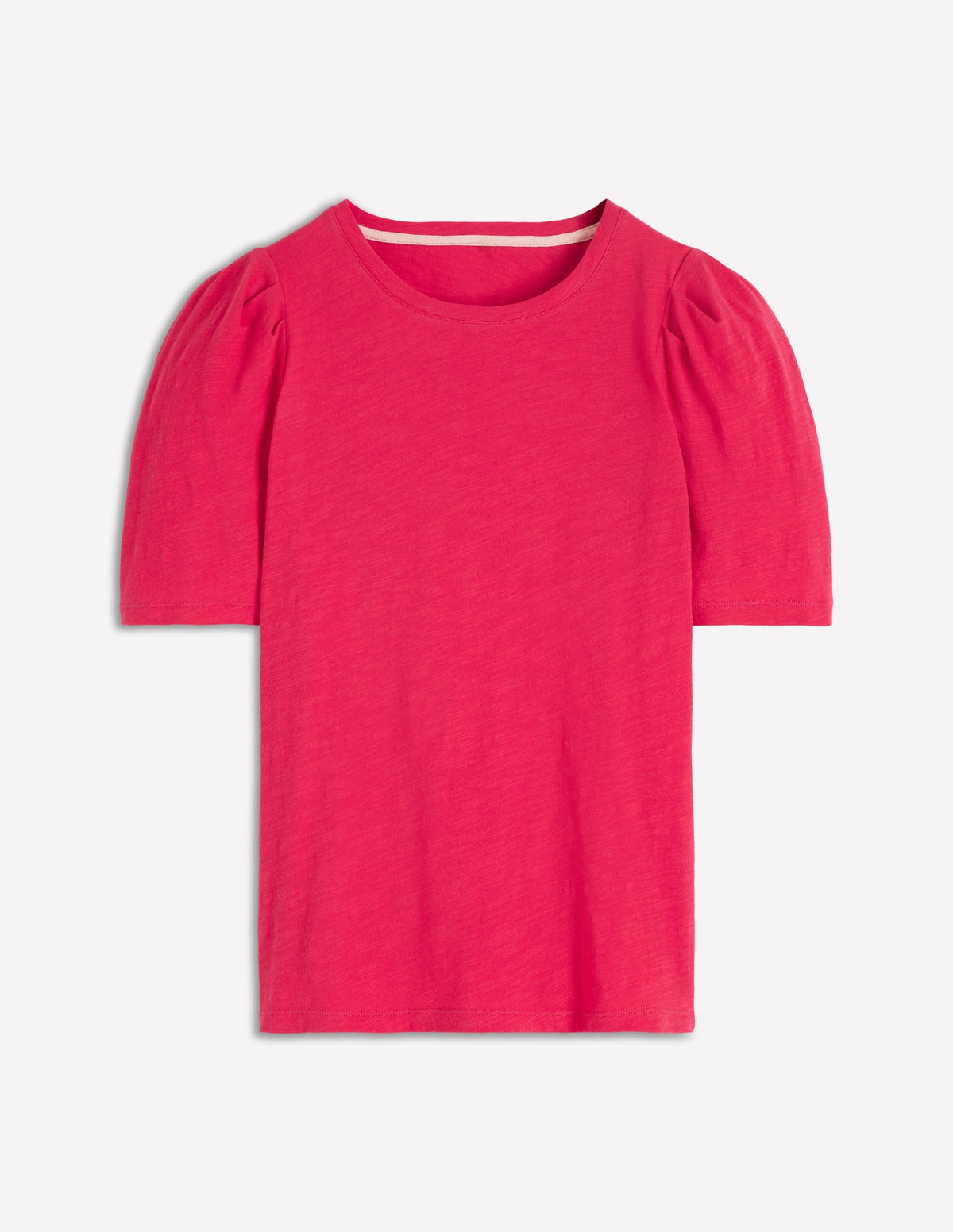 Sophie T-Shirt mit Puffärmeln-Opulentes Rosa-5