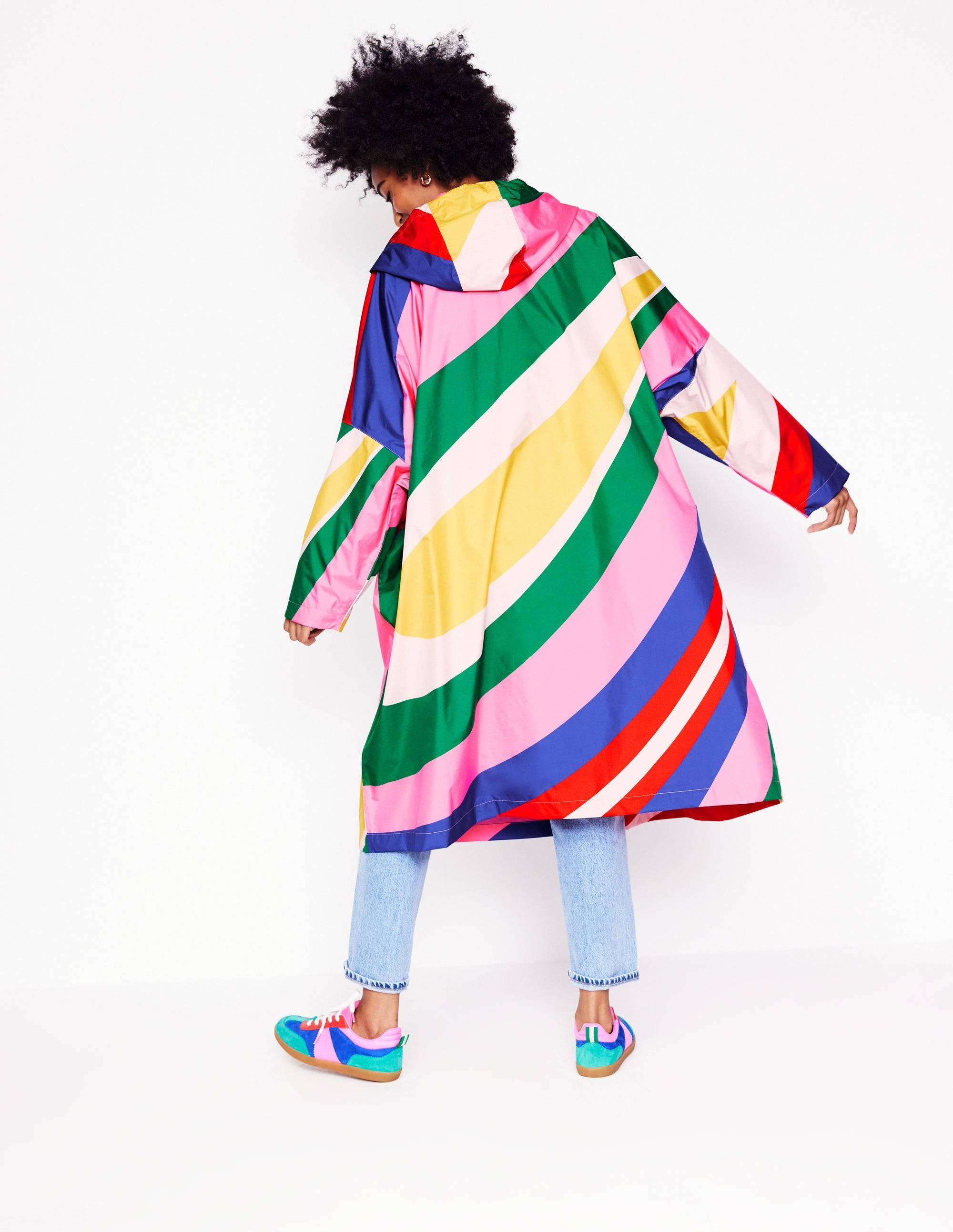 Verstaubare Regenjacke-Regenbogendesign - Image 2