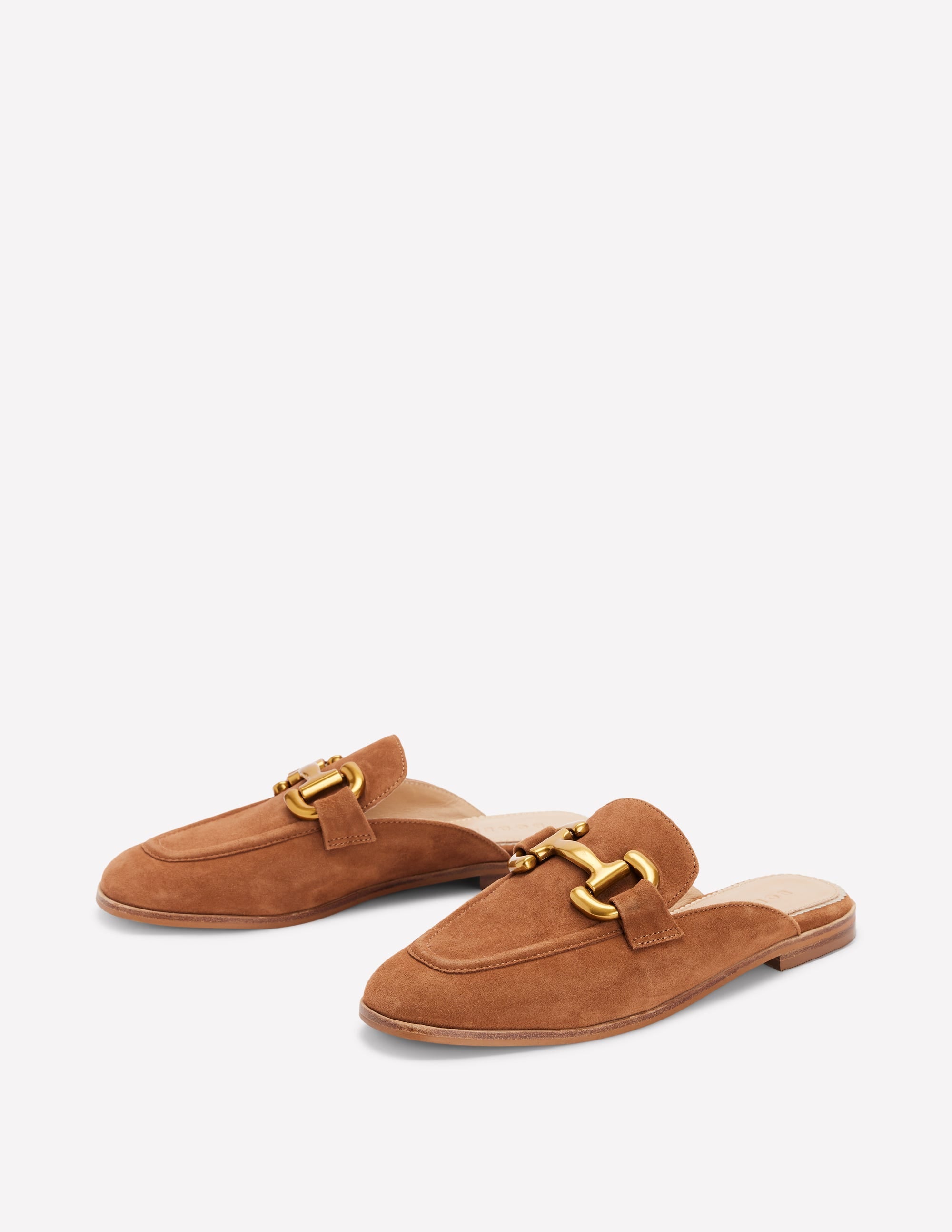 Iris Pantoletten-Loafer mit Trensendetail-Hellbraun - Image 4