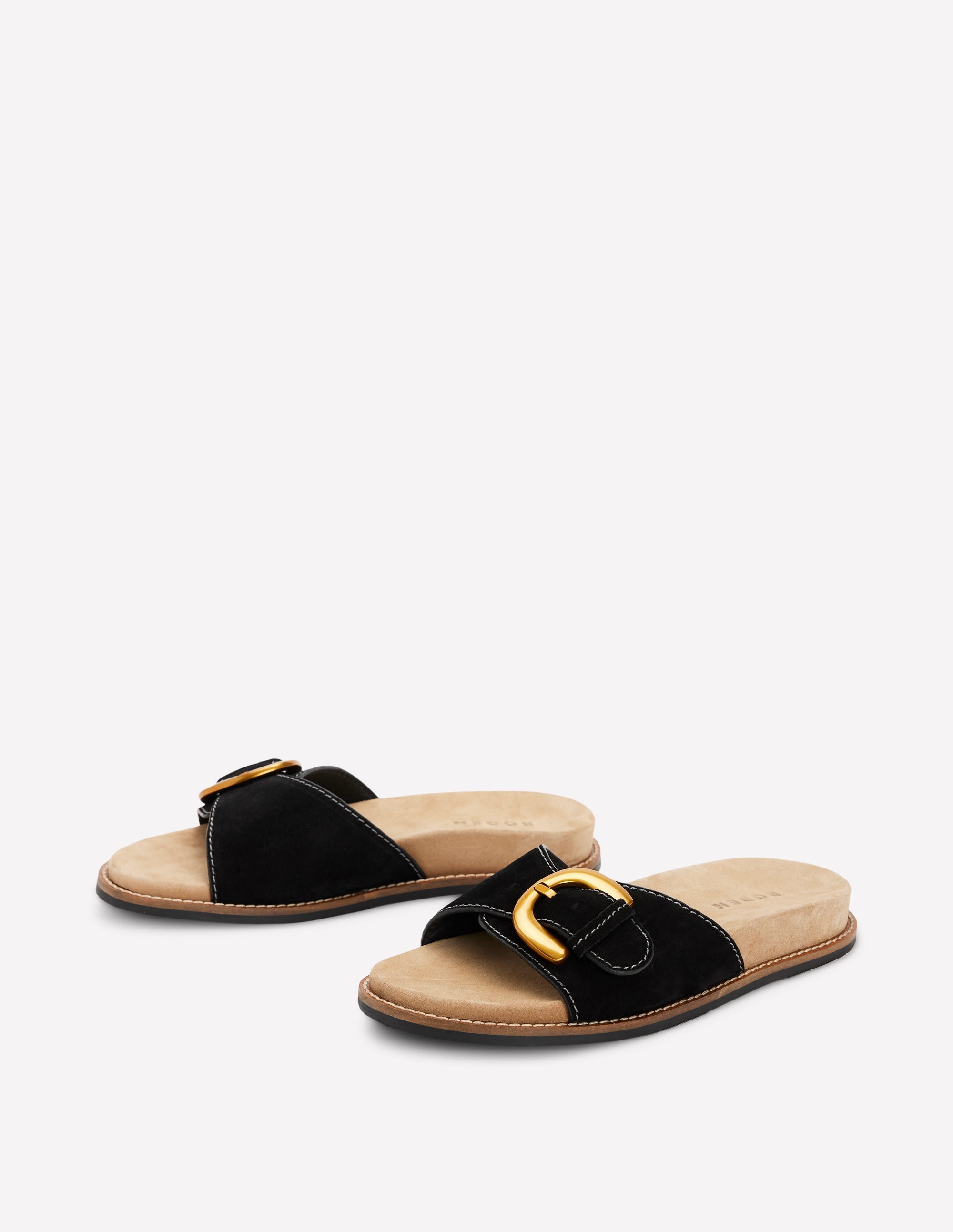 Mules à finitions en métal-Noir - Image 2