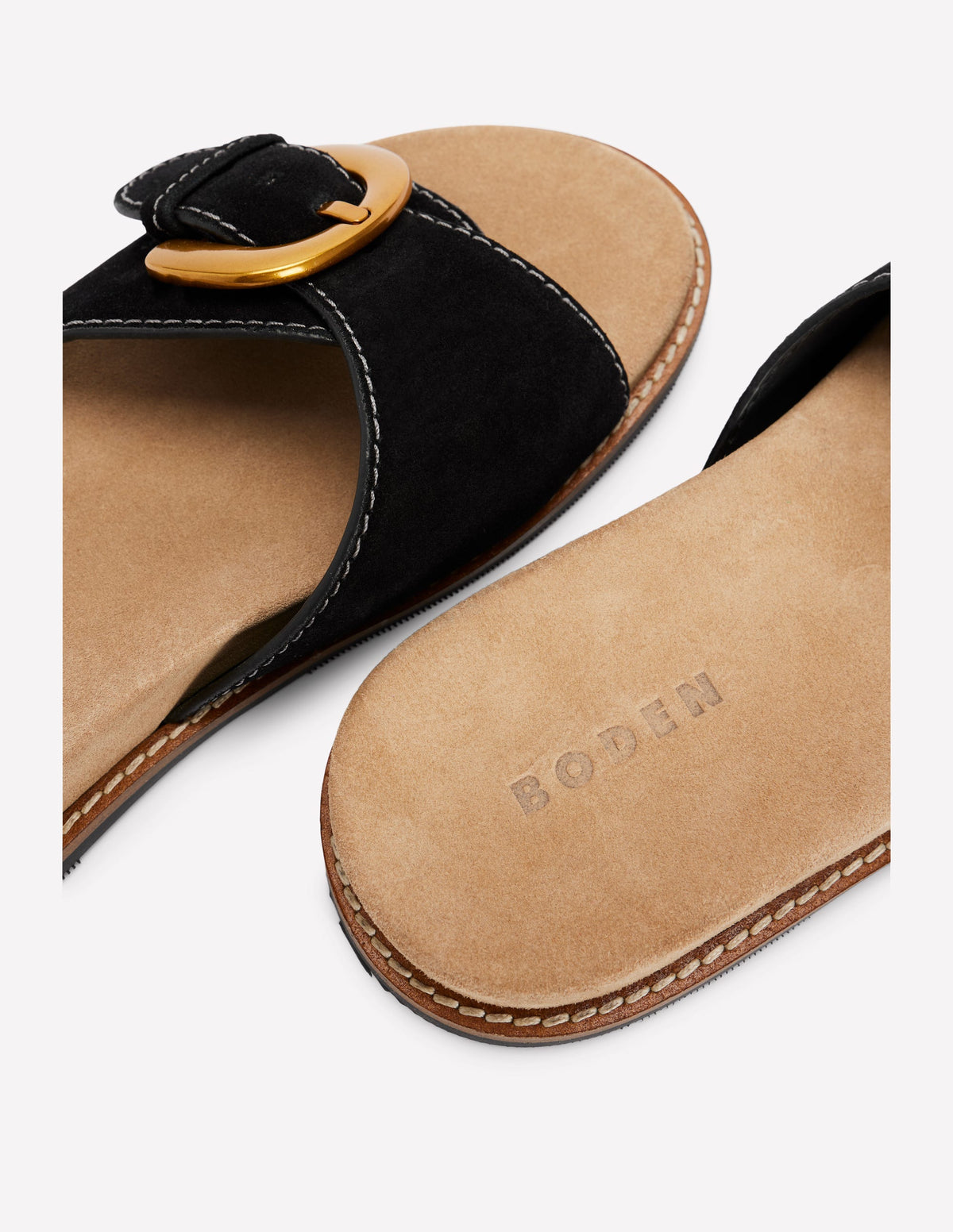 Mules à finitions en métal-Noir - Image 3
