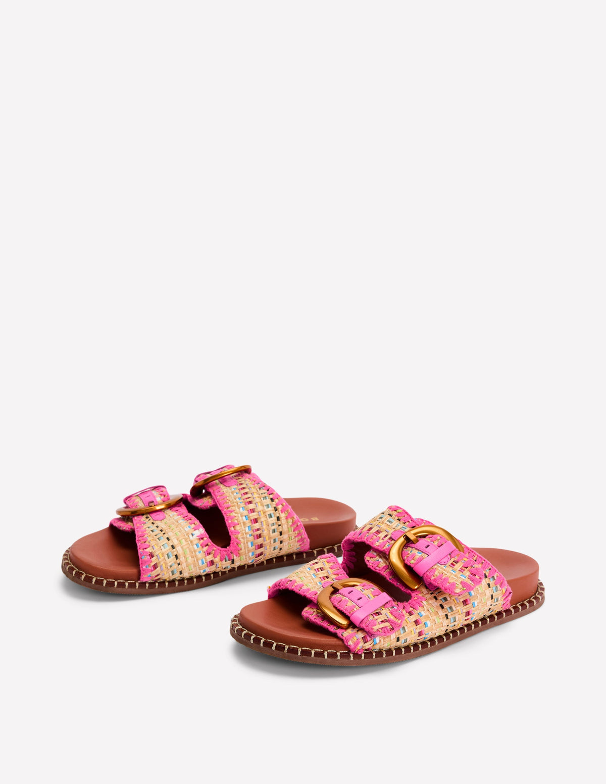 Alberta Sandalen mit Fußbett-Naturbelassen/Bunt-3