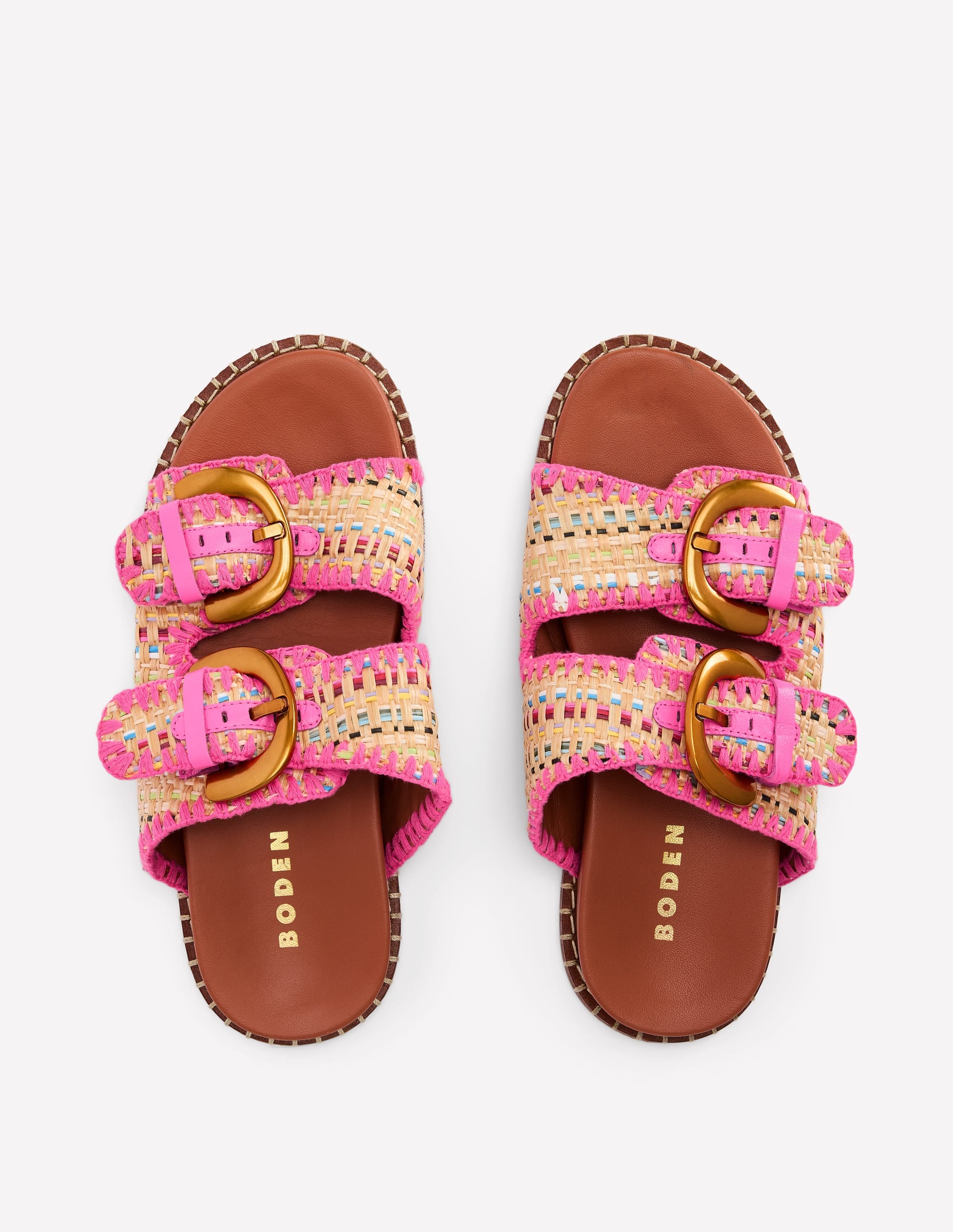 Alberta Sandalen mit Fußbett-Naturbelassen/Bunt - Image 5
