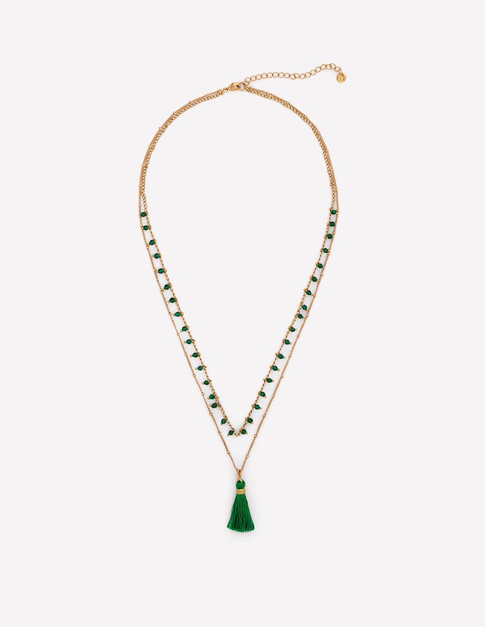 Long collier effet accumulation-Aquamarine-1
