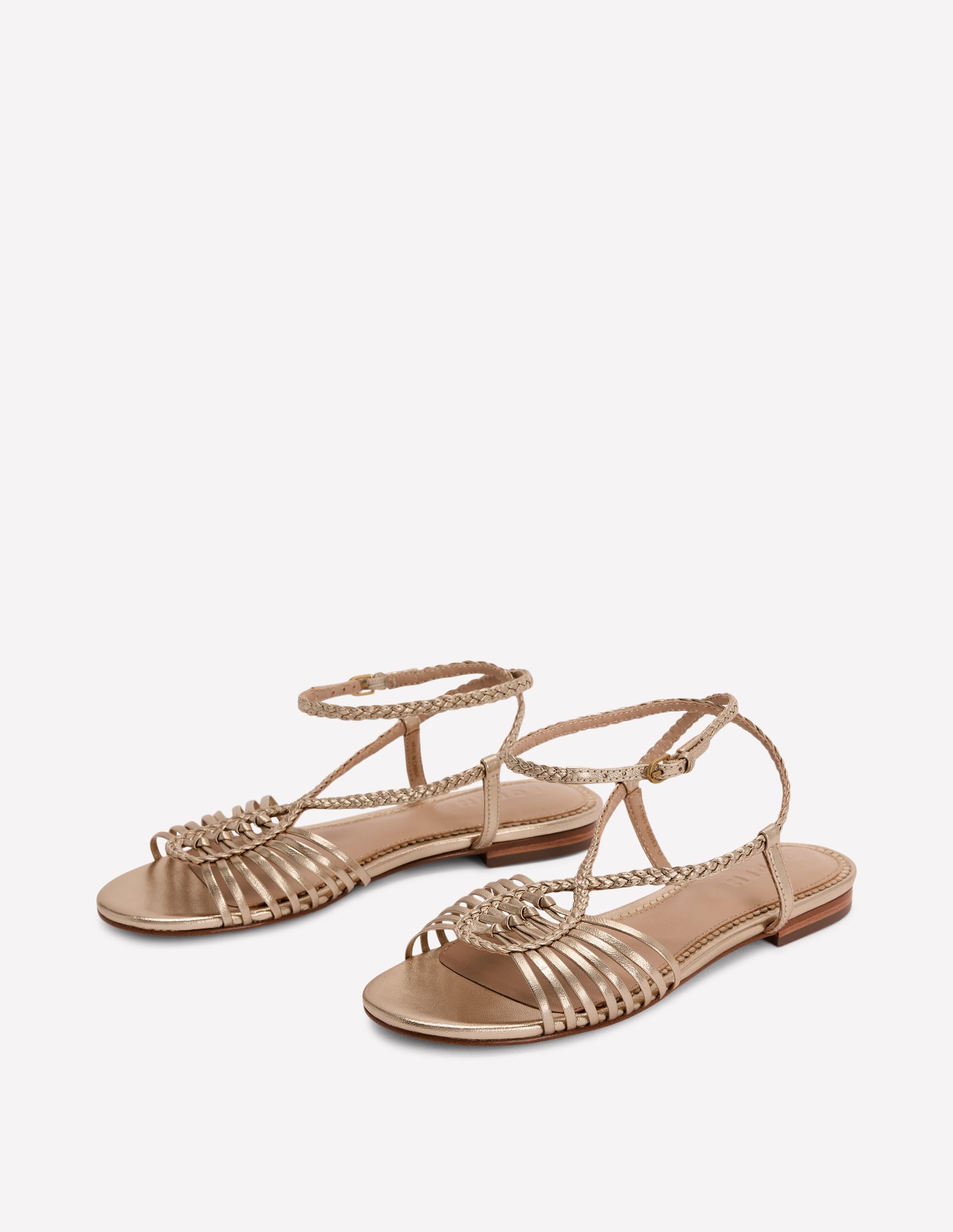 Flache Riemchensandalen-Aquamarine Bunny - Image 3