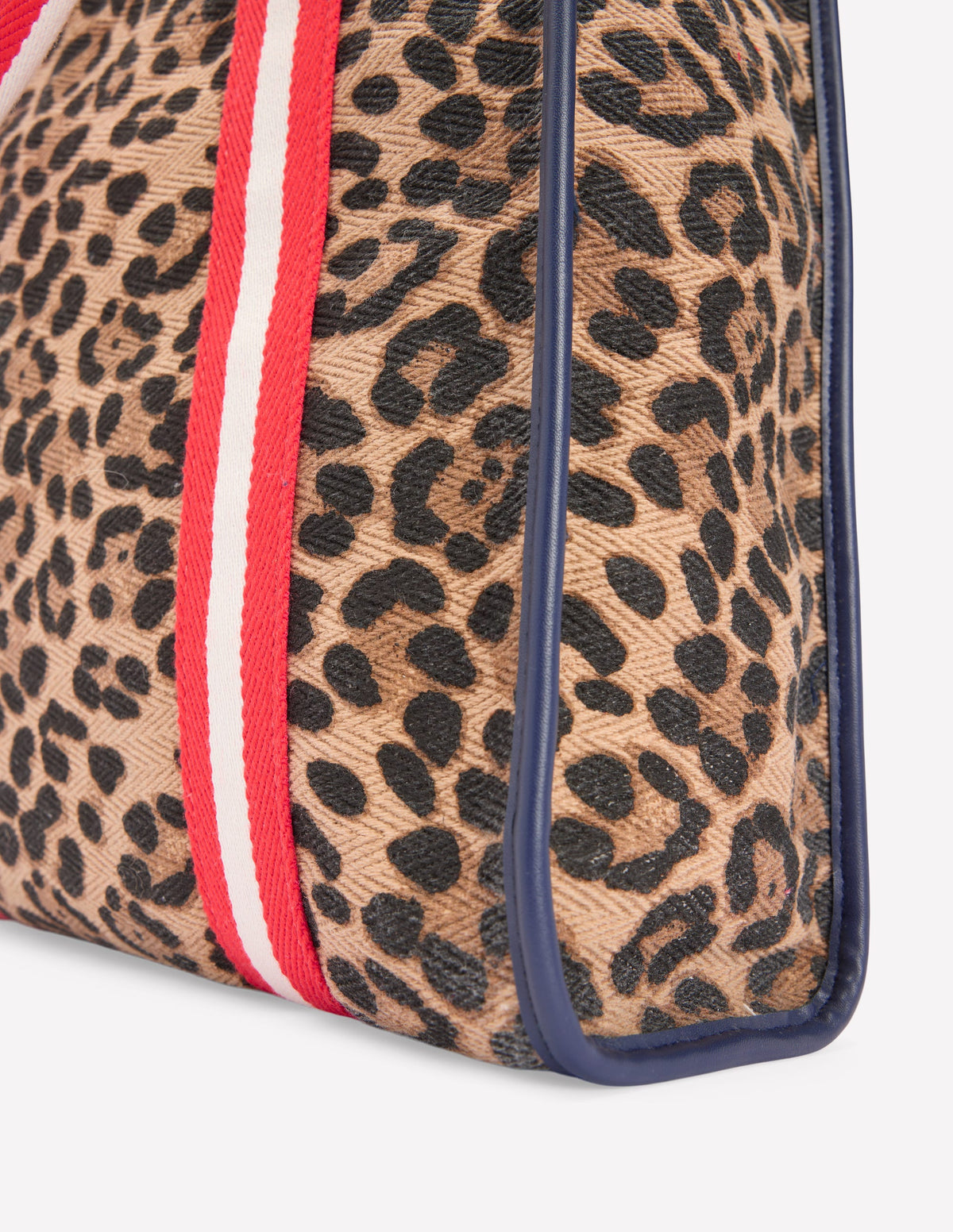 Sac cabas en toile-Cœurs folk rouge rockabilly-5