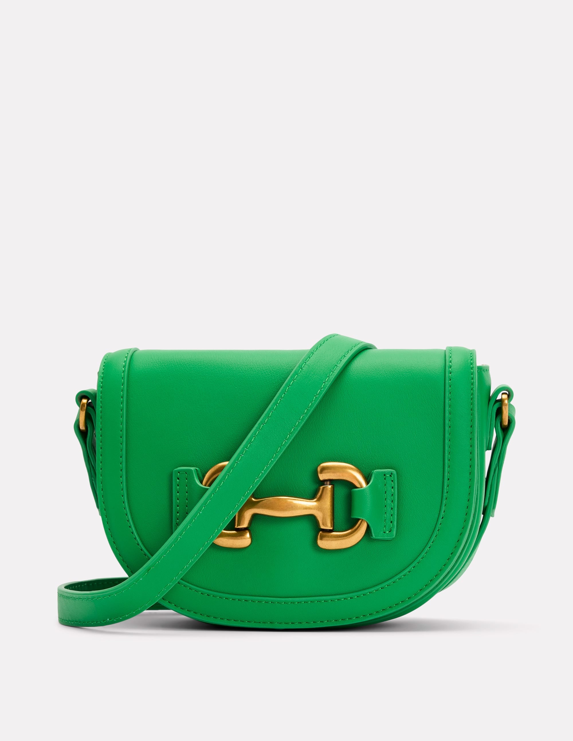 Mini besace Iris en cuir-Aquamarine - Image 1