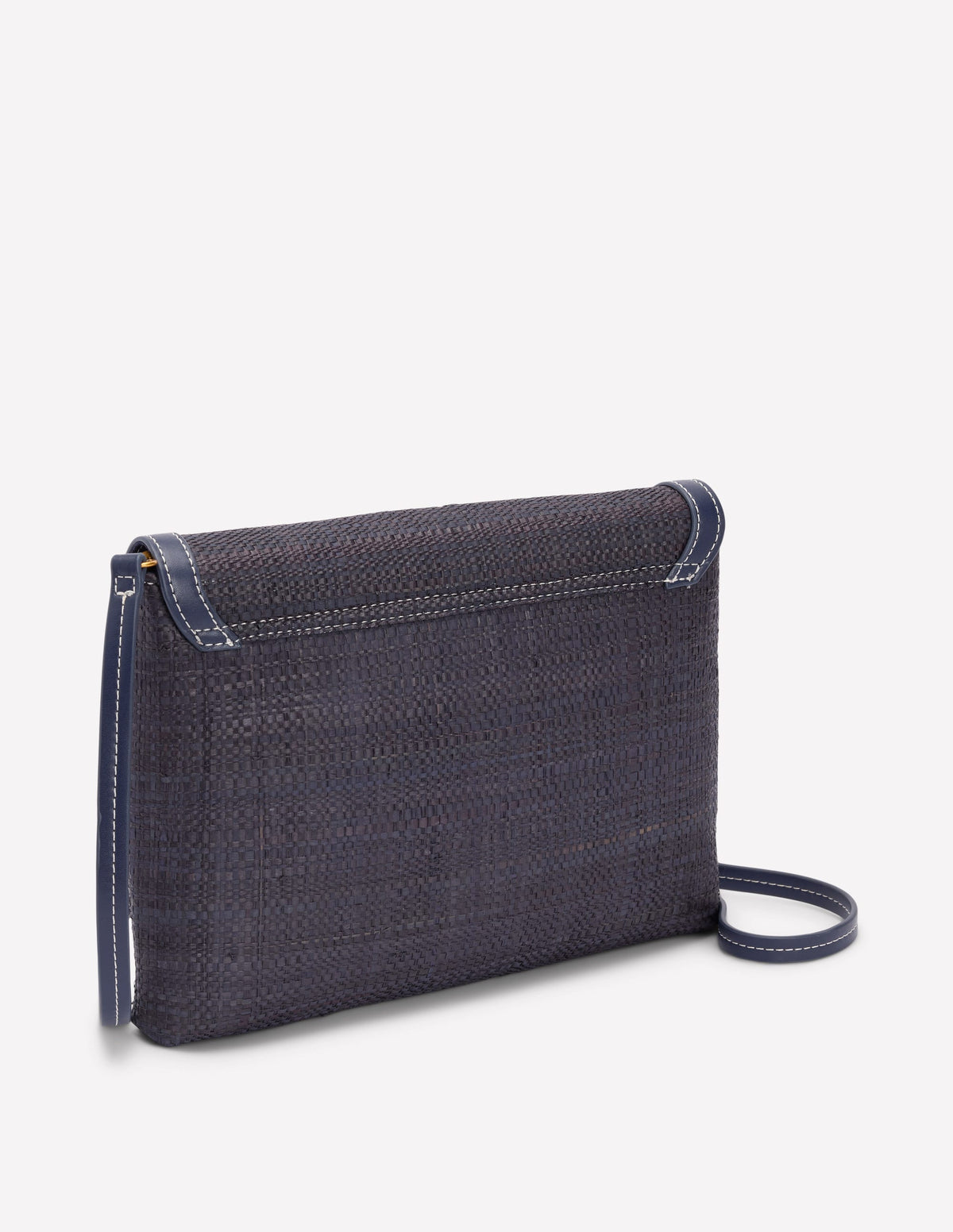 Clutch mit Trensendetail-Marineblau-3
