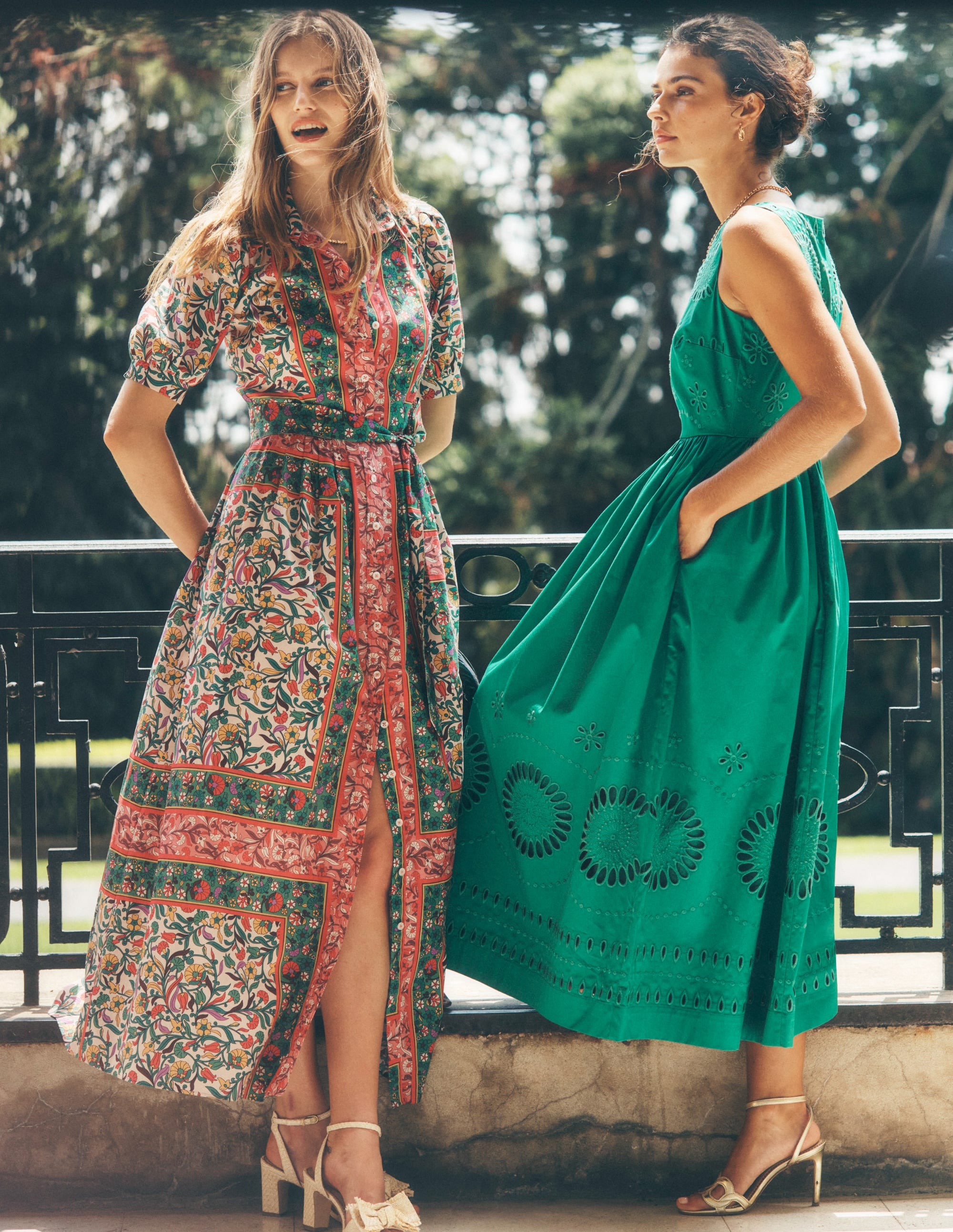 Alexa Maxi-Hemdblusenkleid-Bunt, Bezaubernde Rebe - Image 2