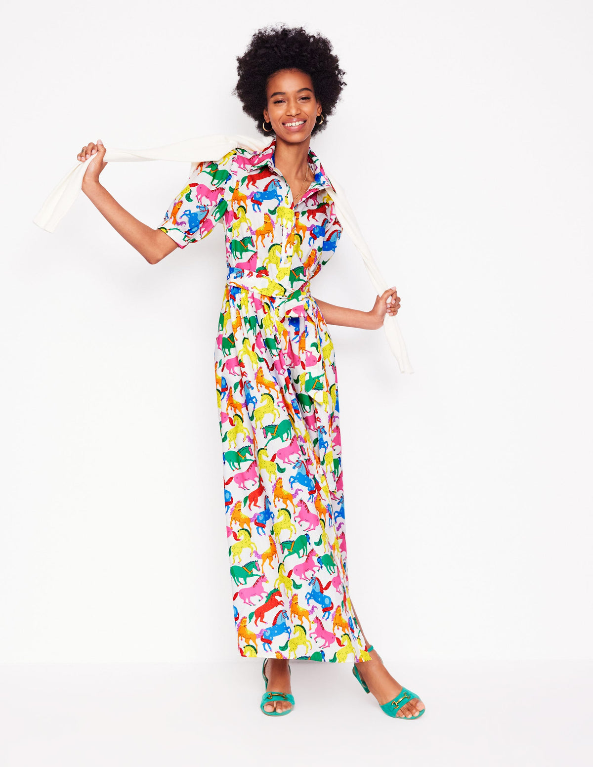 Alexa Maxi-Hemdblusenkleid-Bunt, Ponyclub - Image 1