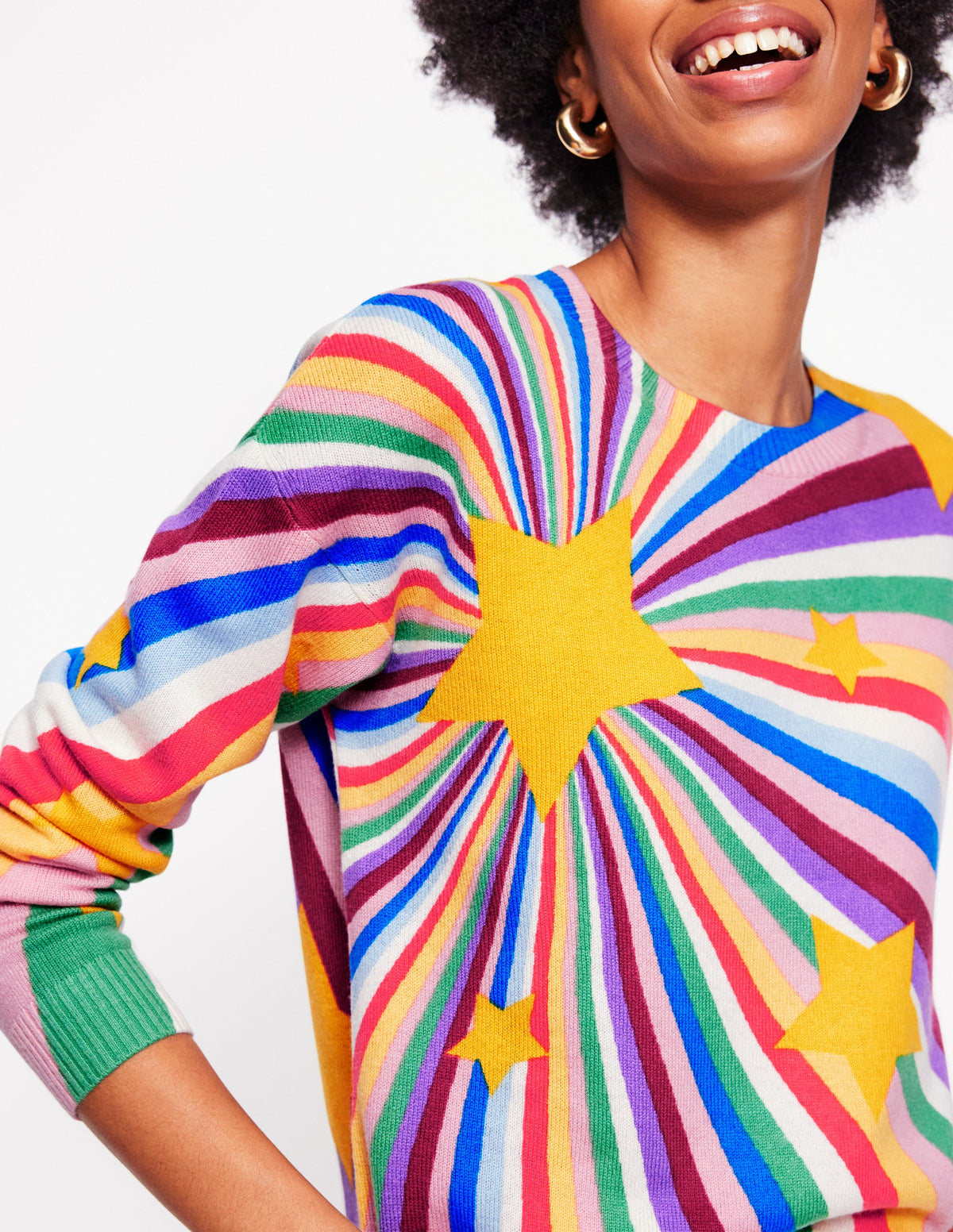 Lydia Kaschmirpullover-Bunt, Supernova - Image 2