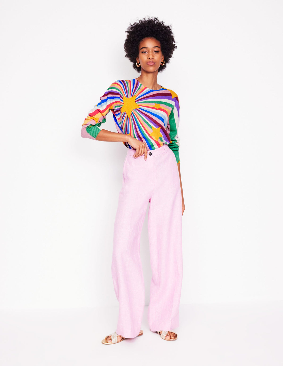 Lydia Kaschmirpullover-Bunt, Supernova - Image 5