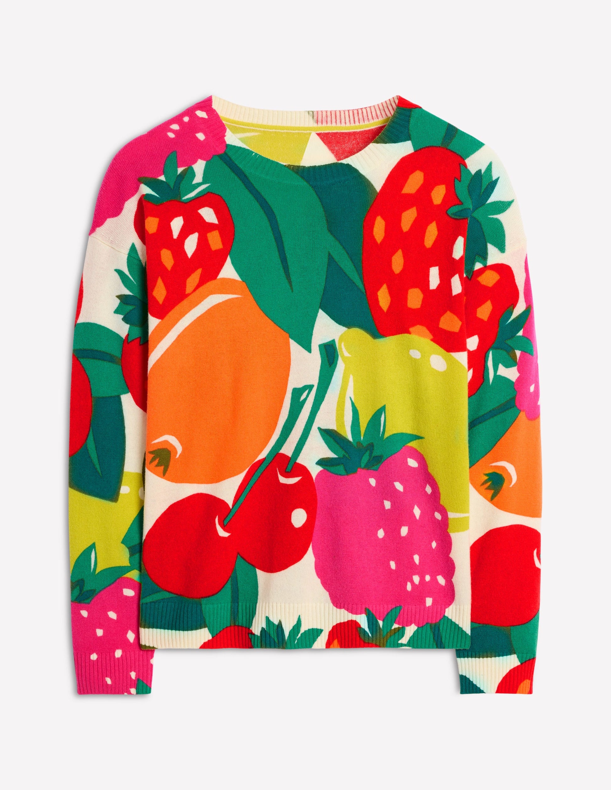 Lydia Kaschmirpullover-Bunt, Sommerfrüchte-8