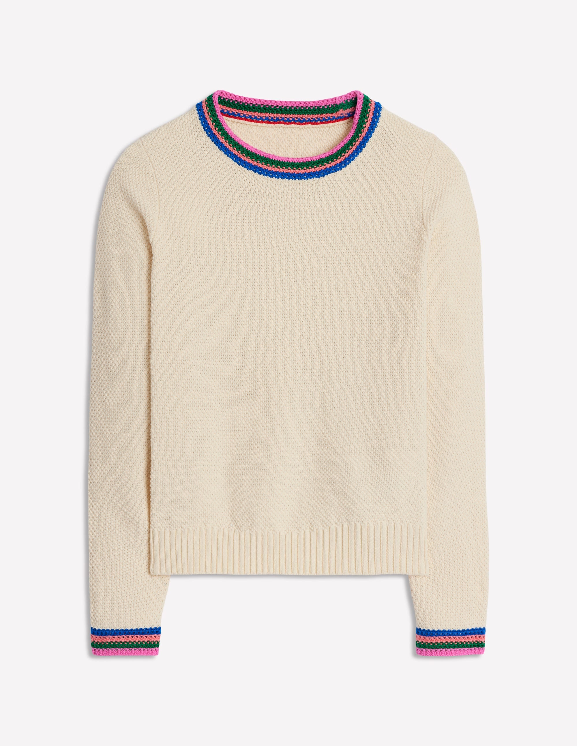Pull Callie en maille crochet-Ivoire chaud - Image 8