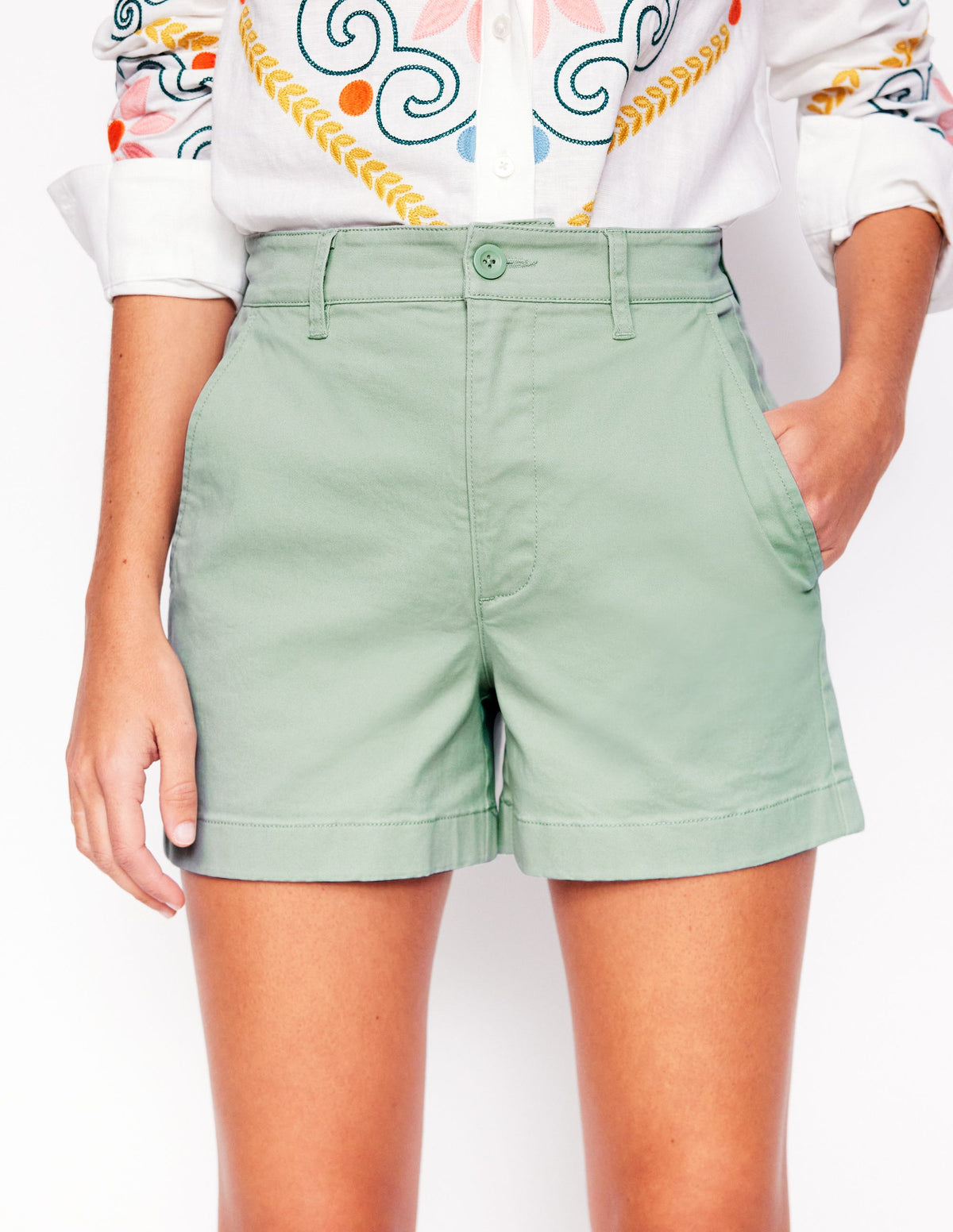 Barnsbury Chinoshorts-Sanftes Jade - Image 4