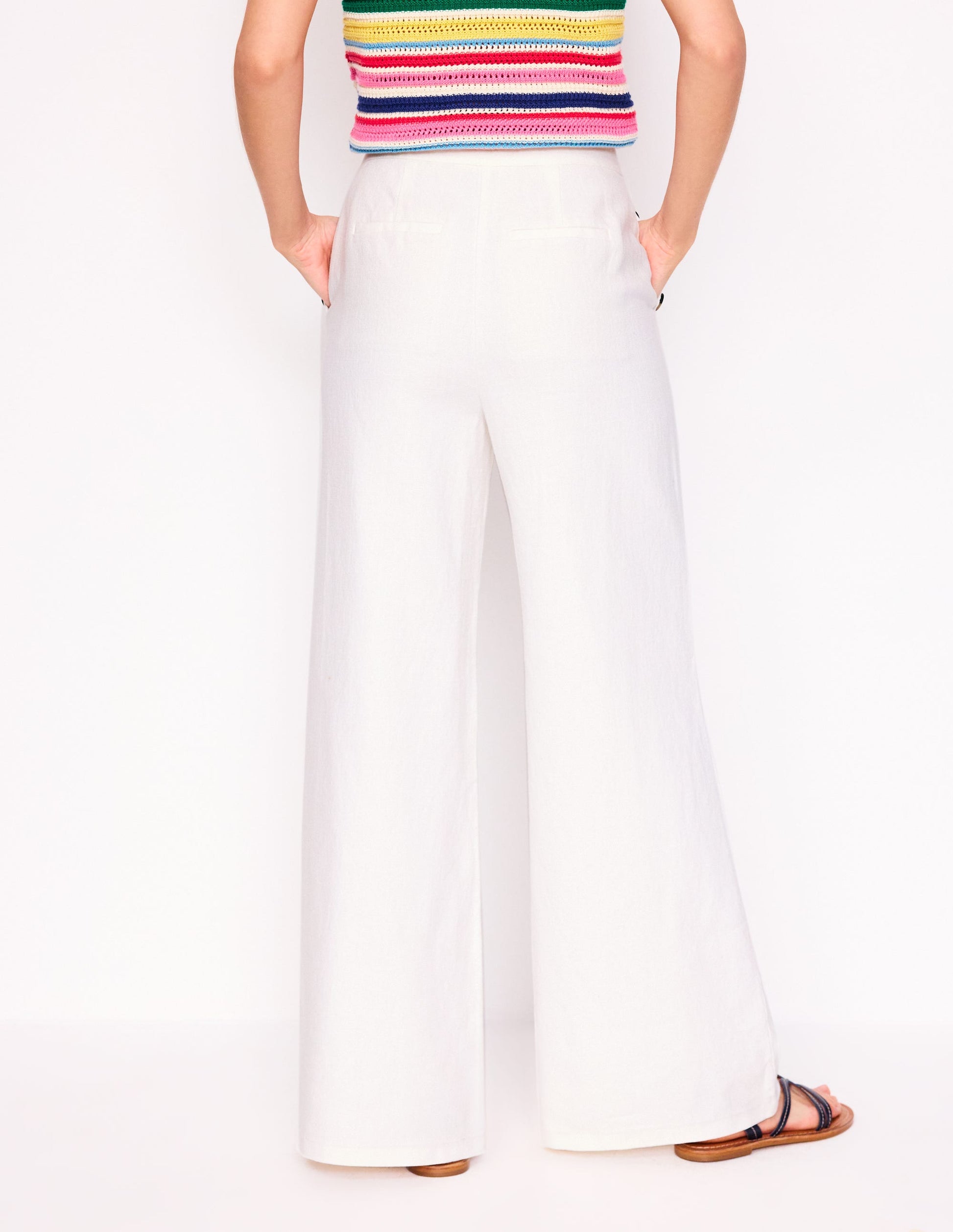 Pantalon de marin Greenwich-Blanc-3