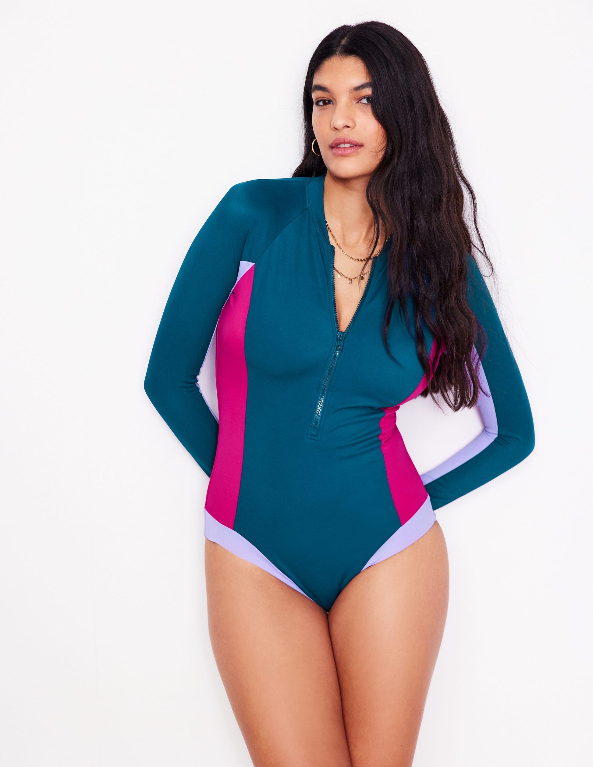 Maillot de bain dermoprotecteur-Bleu littoral-2