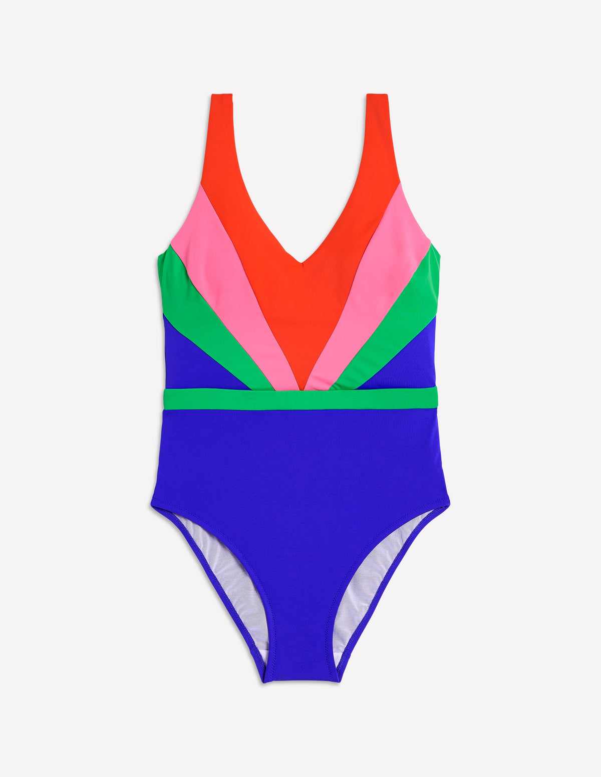 Maillot de bain Syros col V-Colourblock multi-5
