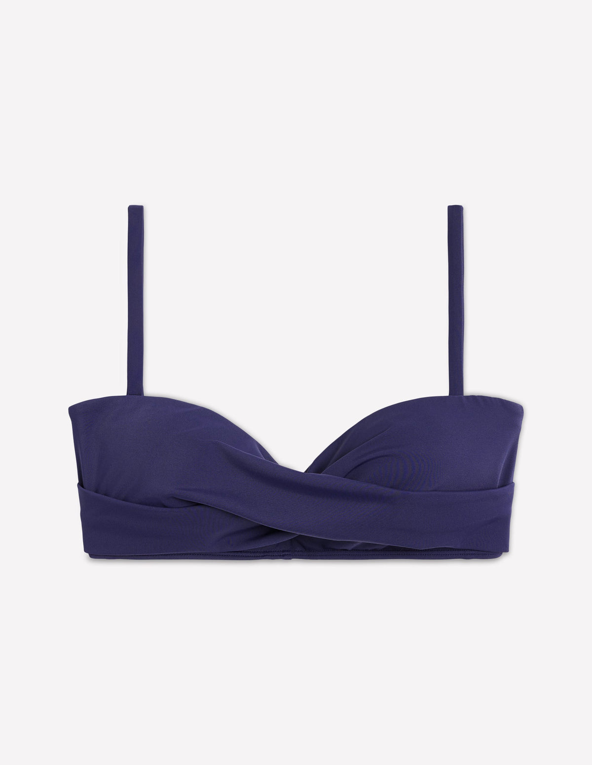 Andros Bikinioberteil mit Twistdetail vorn-Marineblaue-7