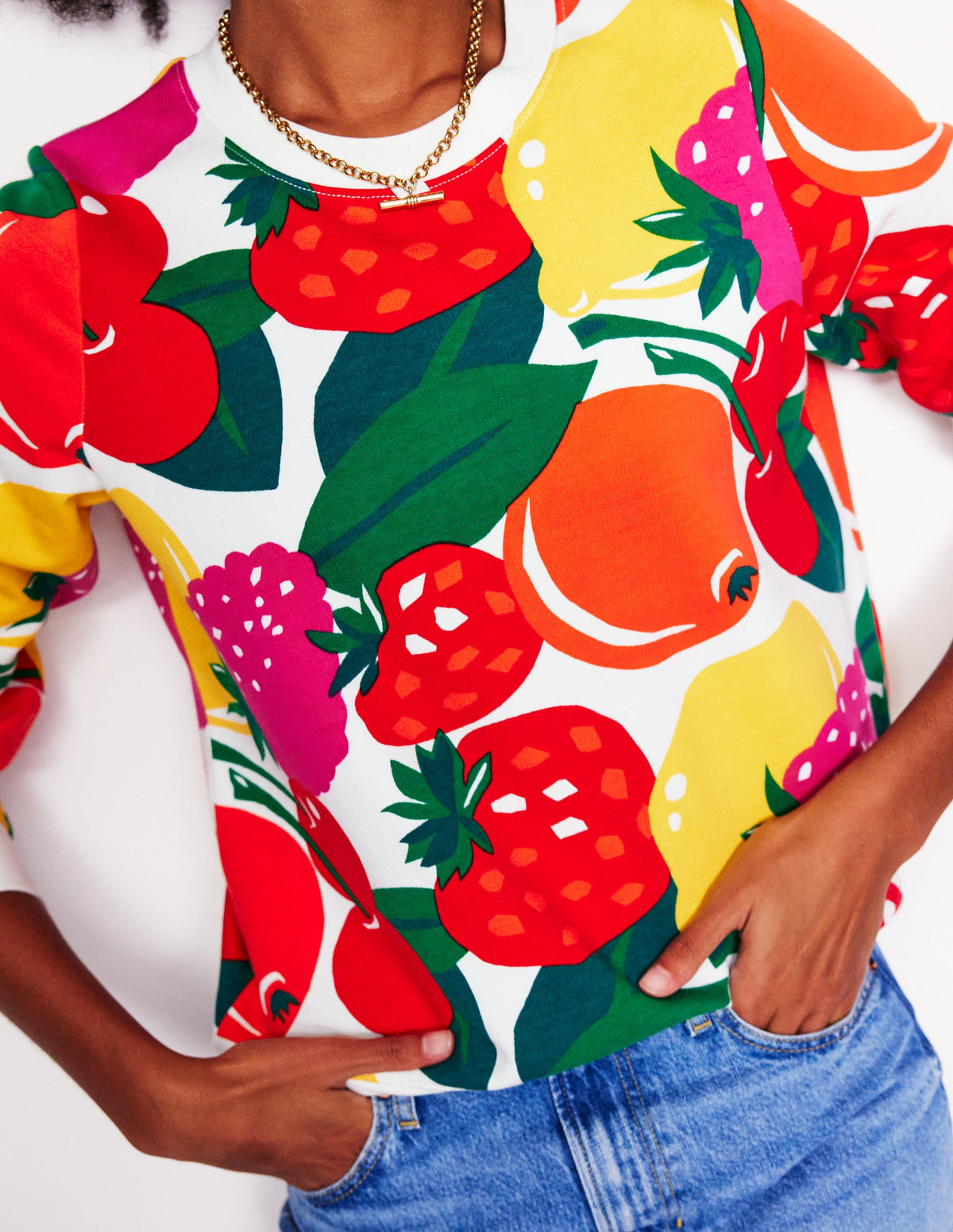 Sweat Hannah imprimé-Multi, motif Summer Fruits-2