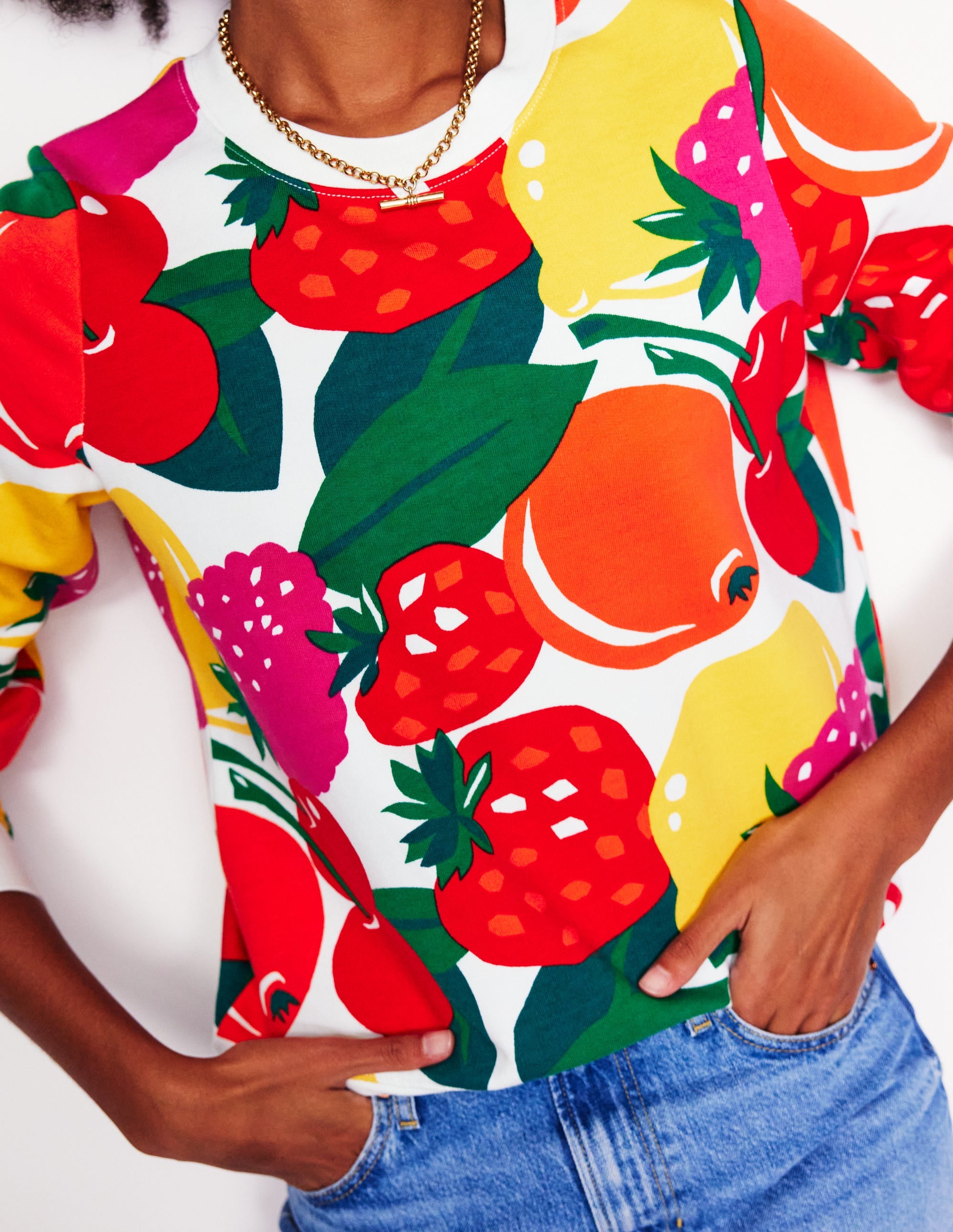 Sweat Hannah imprimé-Multi, motif Summer Fruits - Image 2