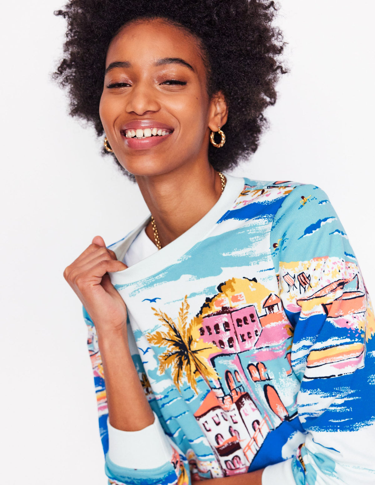 Sweat Hannah imprimé-Multi, motif Paradise Bay - Image 4