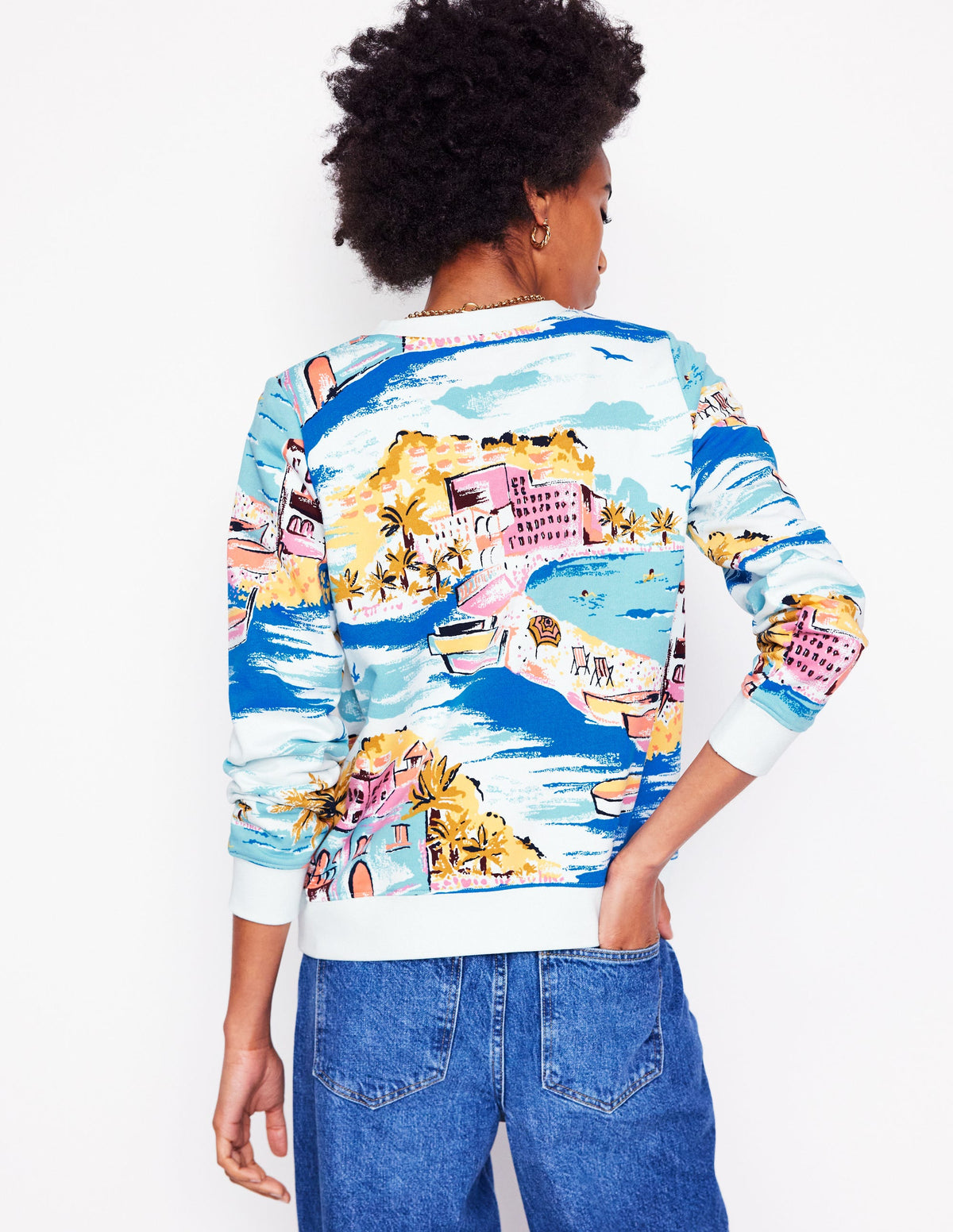 Sweat Hannah imprimé-Multi, motif Paradise Bay - Image 5