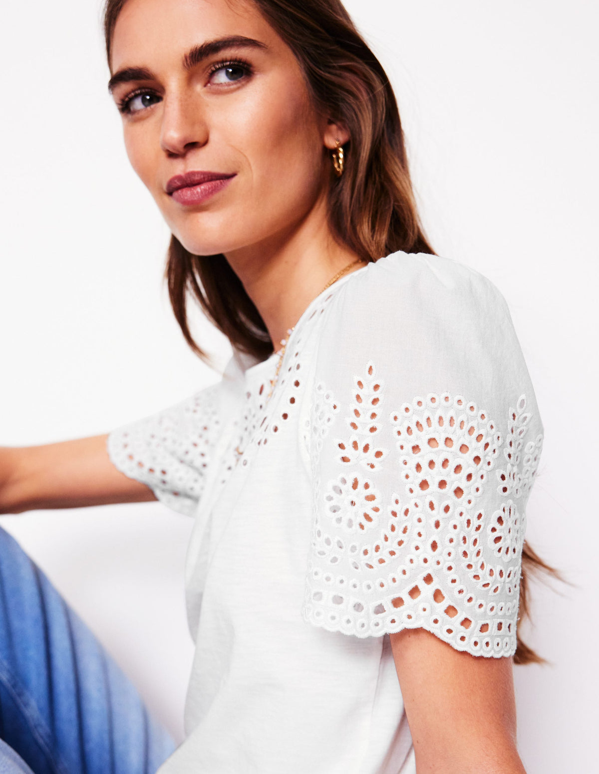 Top Isabel à broderie anglaise-Blanc-5