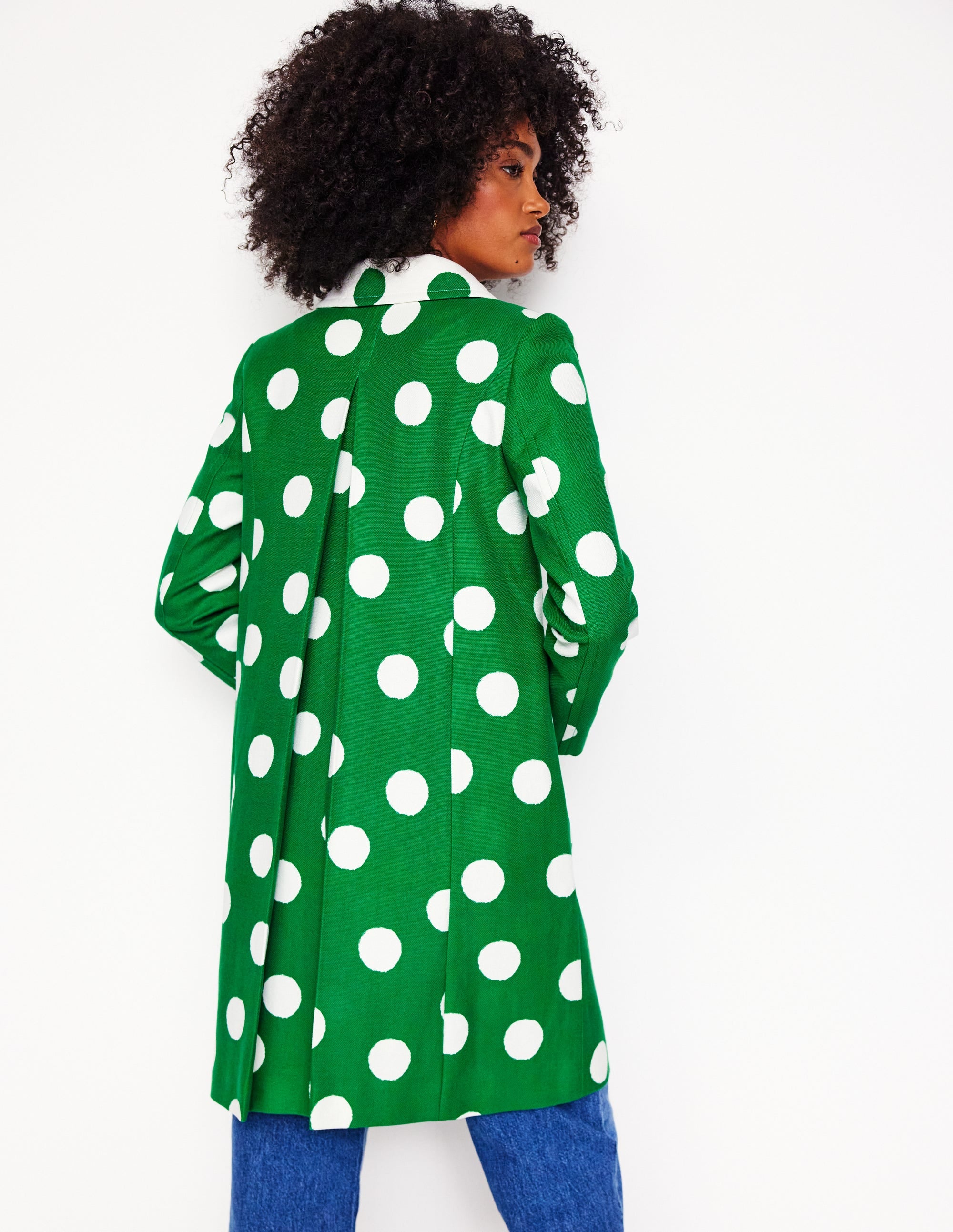 Manteau habillé-Pois abstraits - Image 4