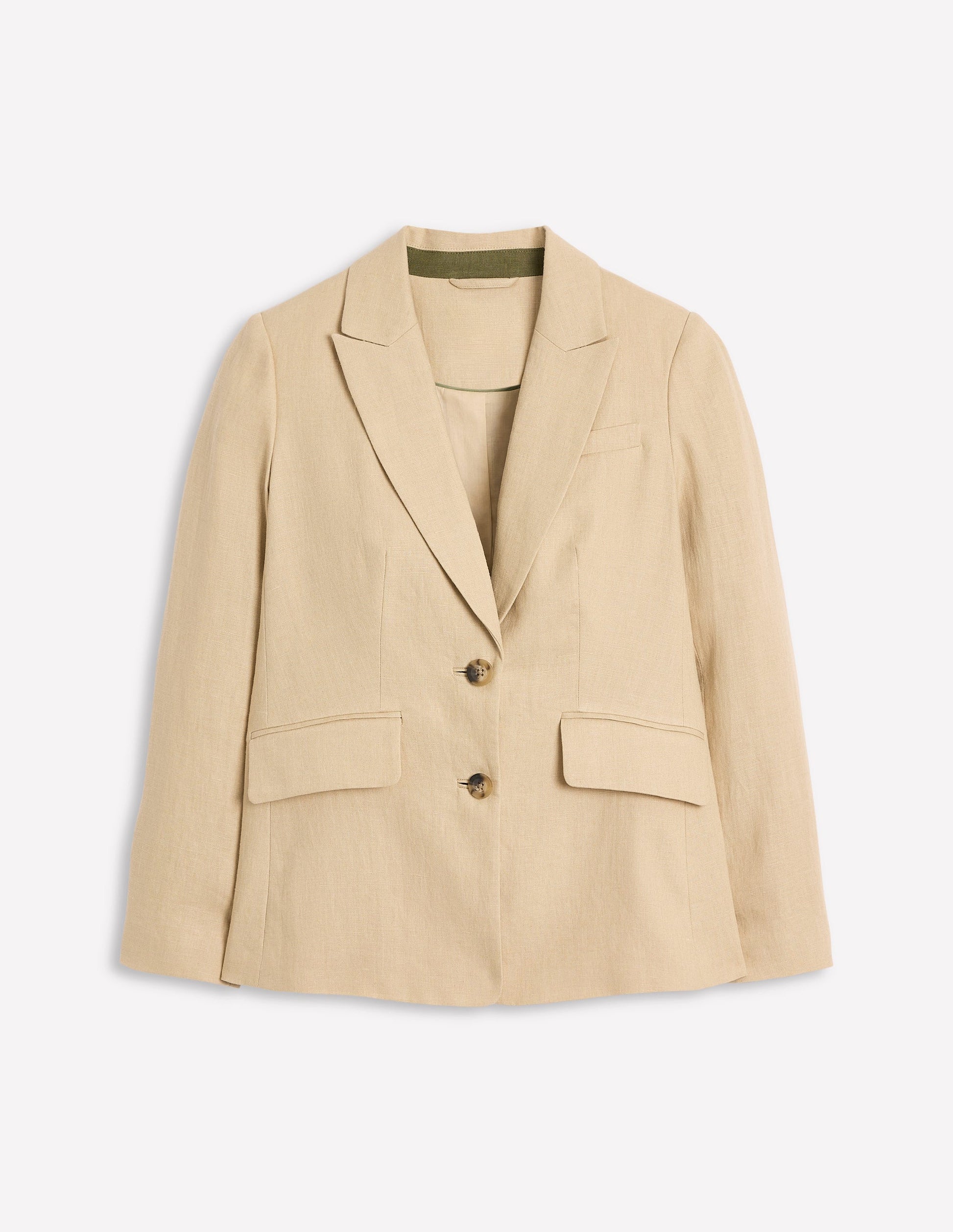 Blazer Stamford en lin-Couleur neutre-6
