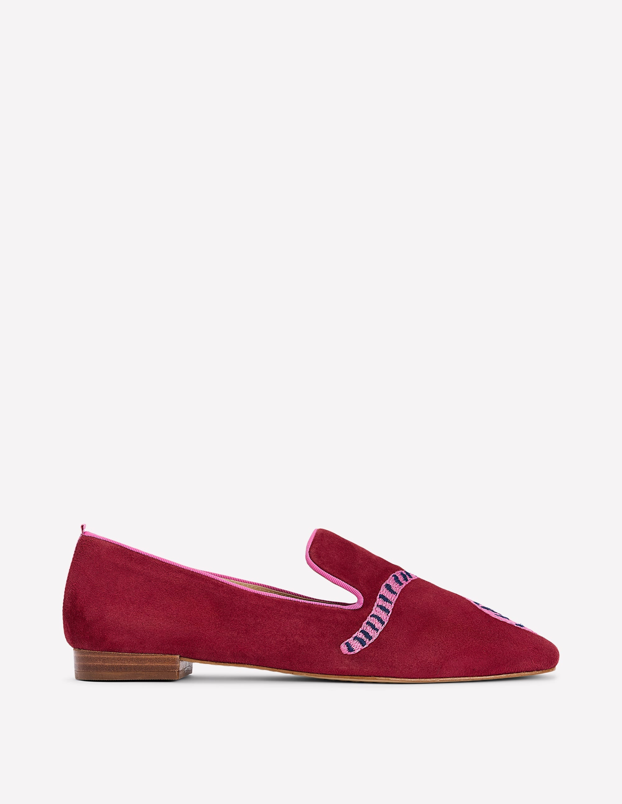 Loafer im Slipper-Stil-Ochsenblutrot Tiger - Image 1