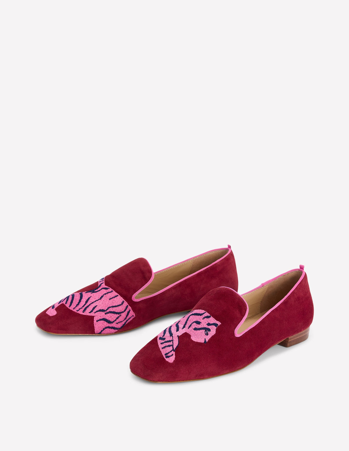 Loafer im Slipper-Stil-Ochsenblutrot Tiger - Image 3