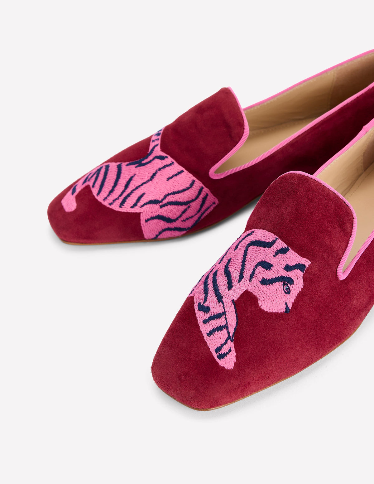 Loafer im Slipper-Stil-Ochsenblutrot Tiger-4